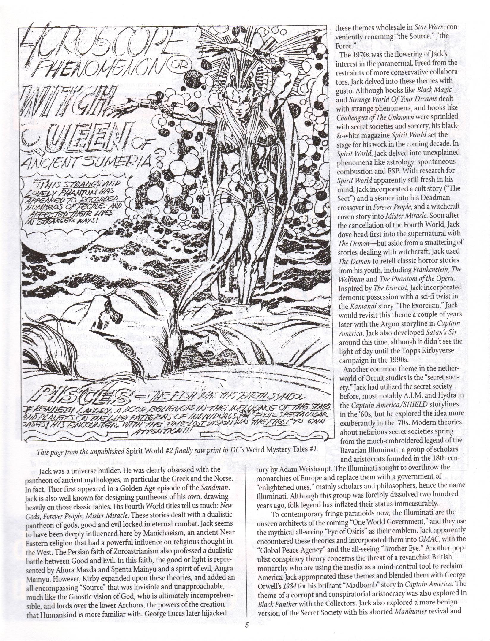 Read online The Jack Kirby Collector comic -  Issue #13 - 5