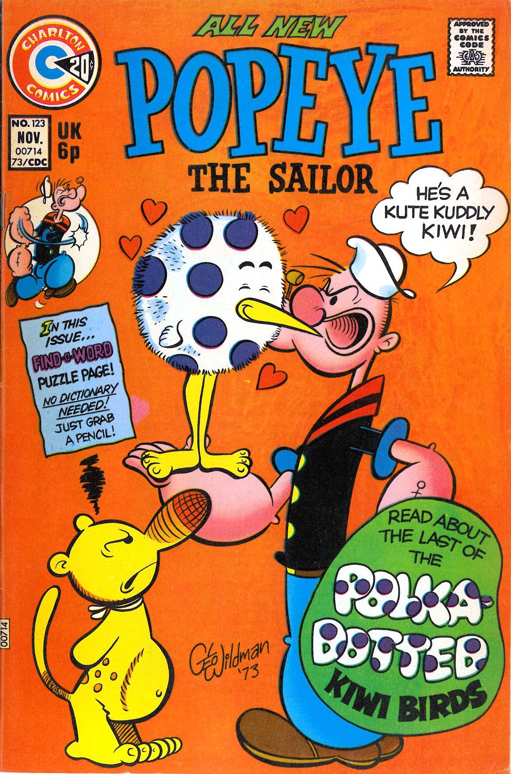 Read online Popeye (1948) comic -  Issue #123 - 1
