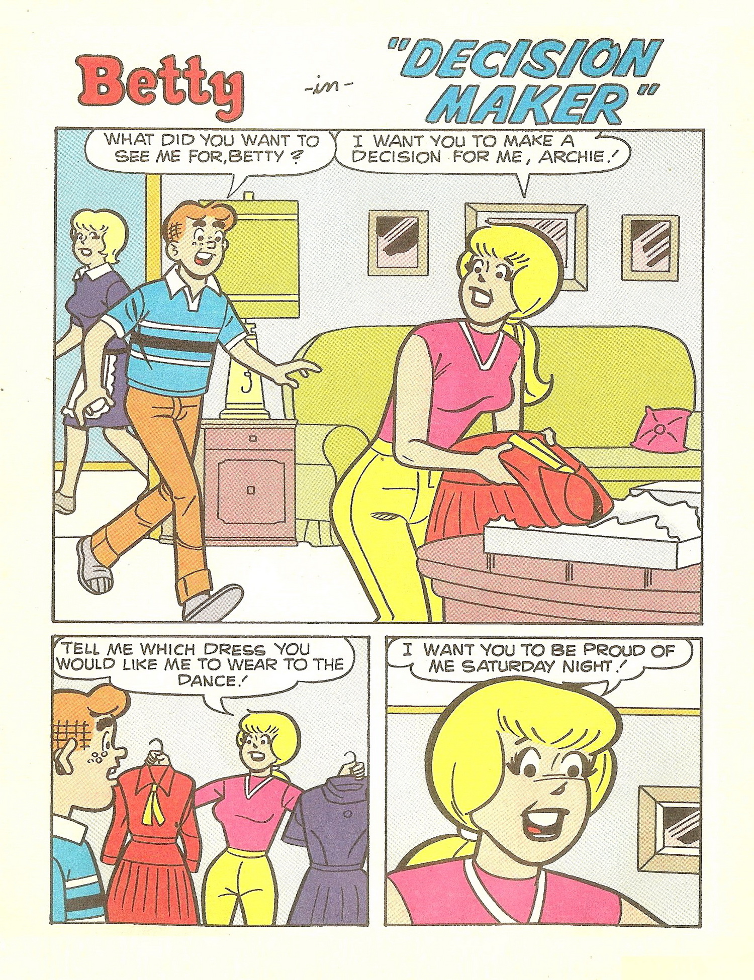 Read online Betty's Digest comic -  Issue #2 - 68