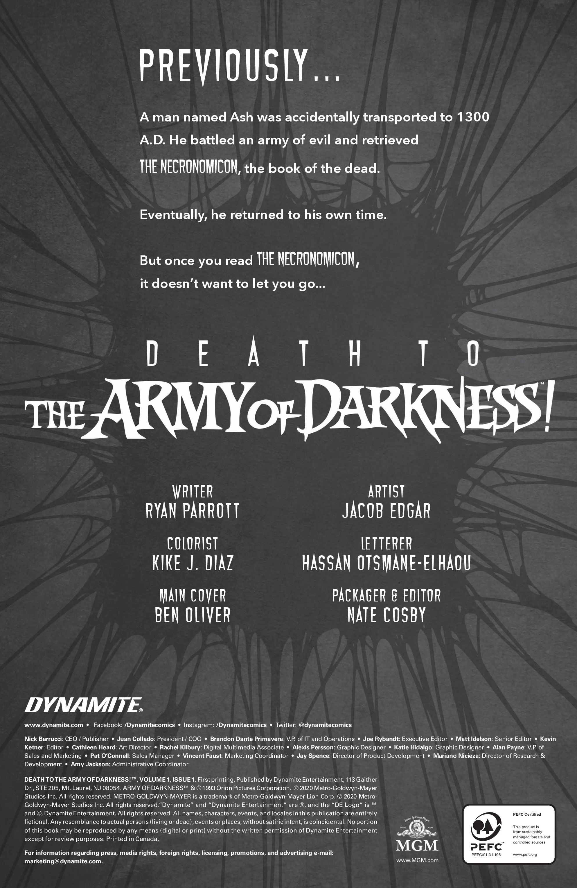 Read online Death To The Army of Darkness comic -  Issue #1 - 5