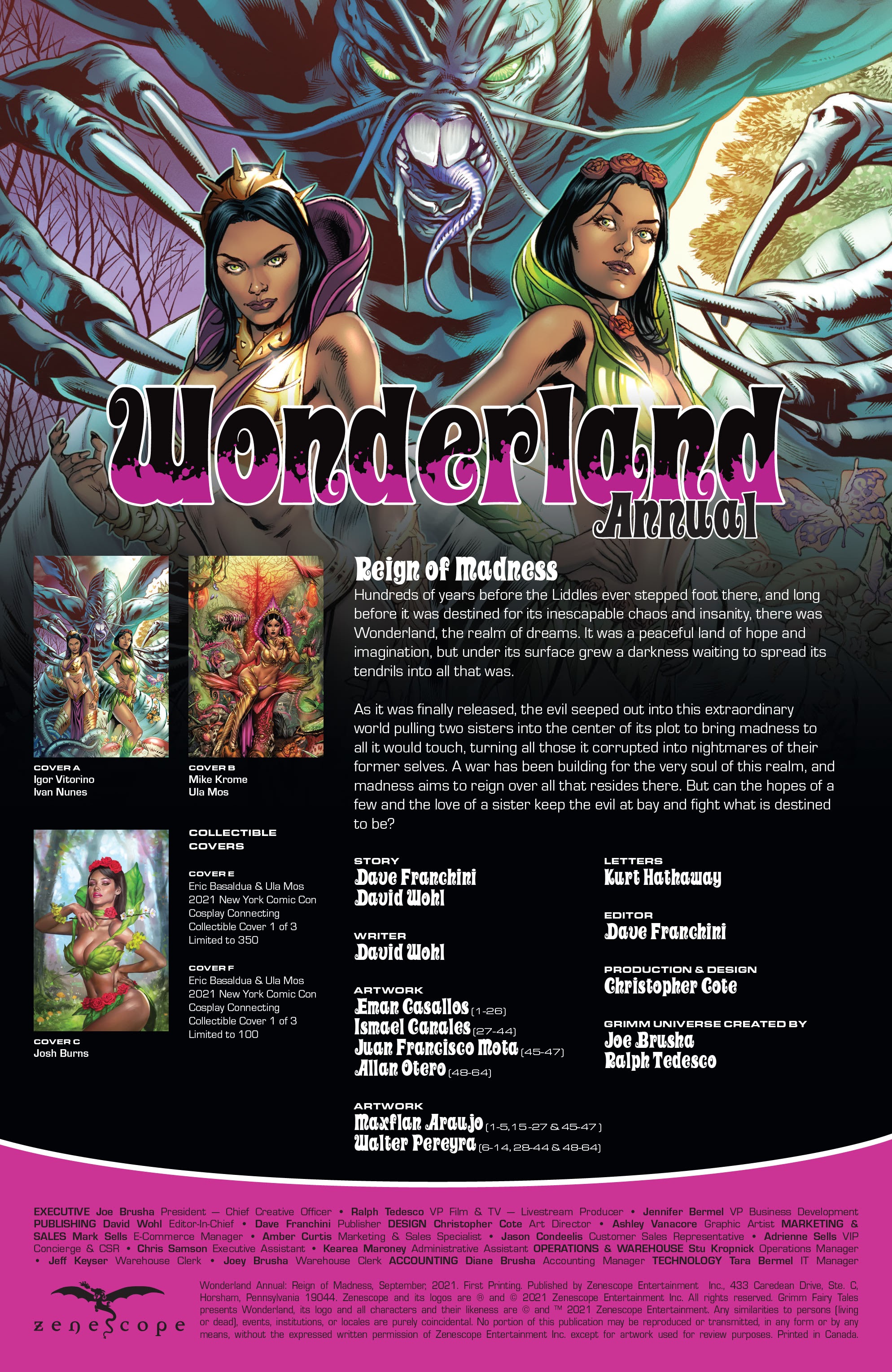 Read online Wonderland Annual: Reign of Madness comic -  Issue # Full - 2