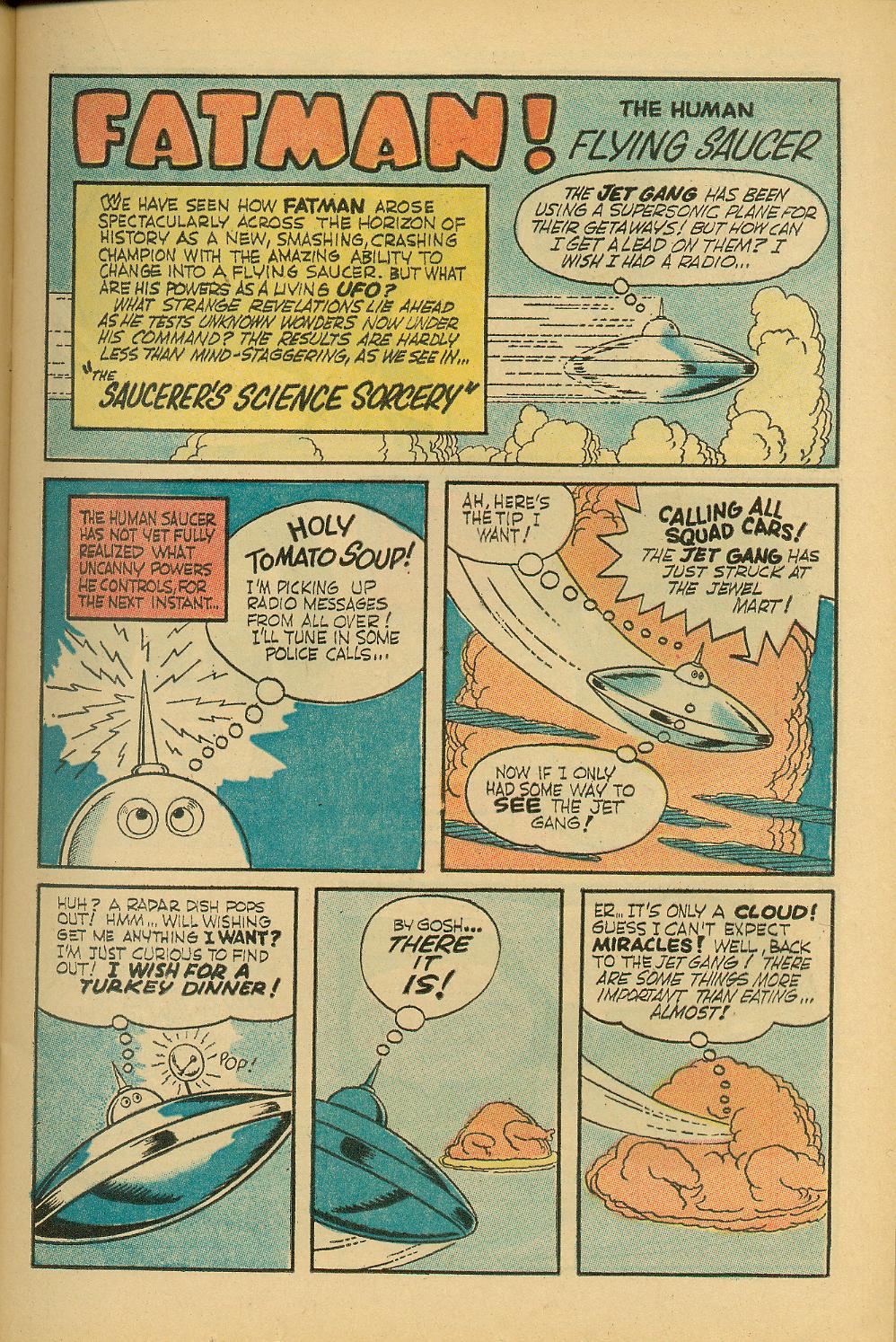 Read online Fatman, The Human Flying Saucer comic -  Issue #1 - 17