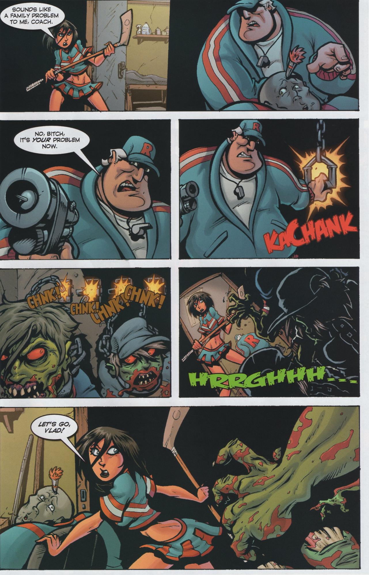 Read online Hack/Slash Meets Zombies vs. Cheerleaders comic -  Issue # Full - 29