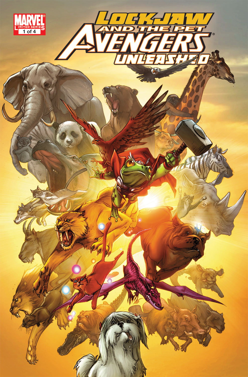 Read online Lockjaw And The Pet Avengers Unleashed comic -  Issue #1 - 1