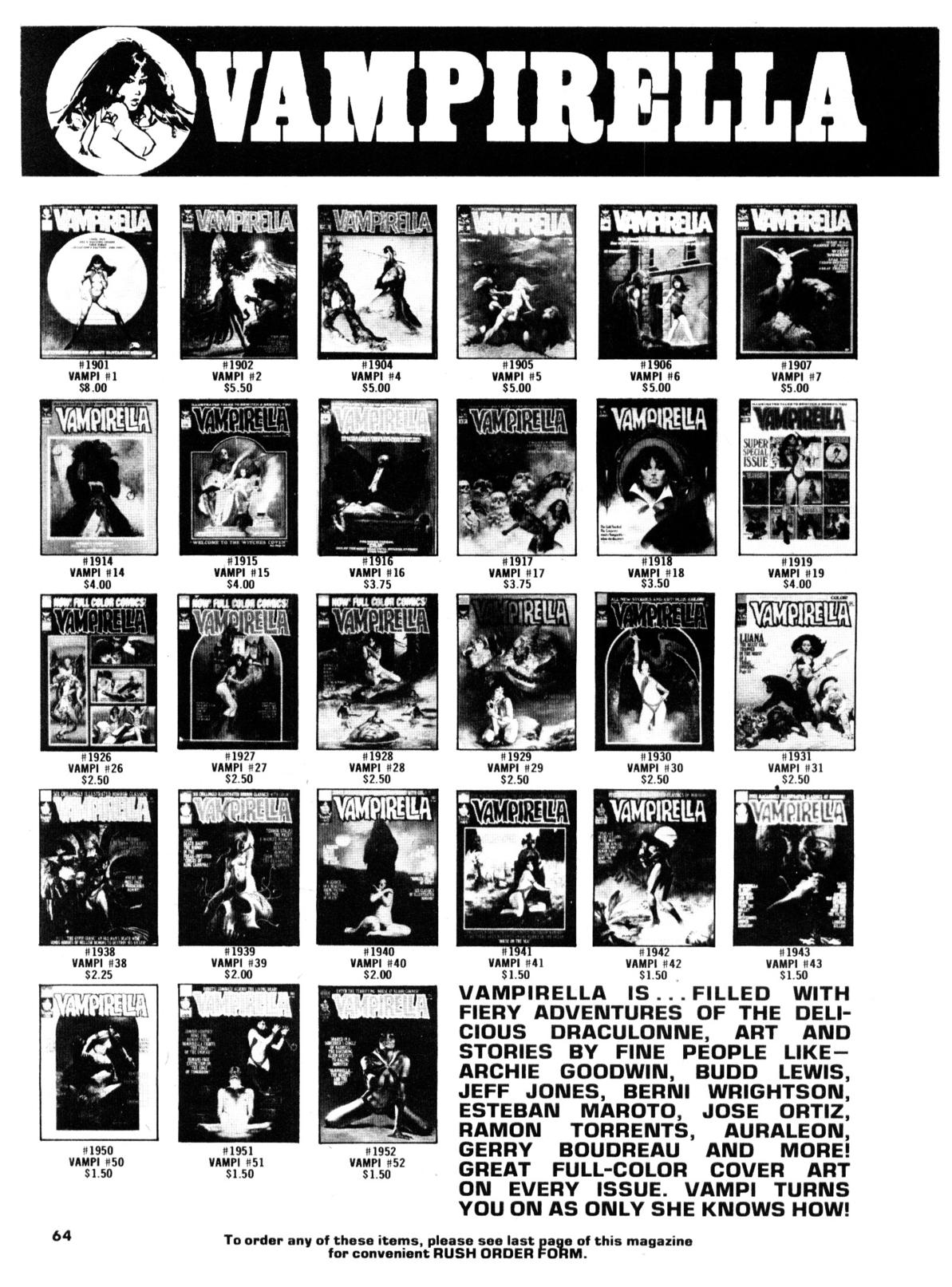 Read online Vampirella (1969) comic -  Issue #53 - 64