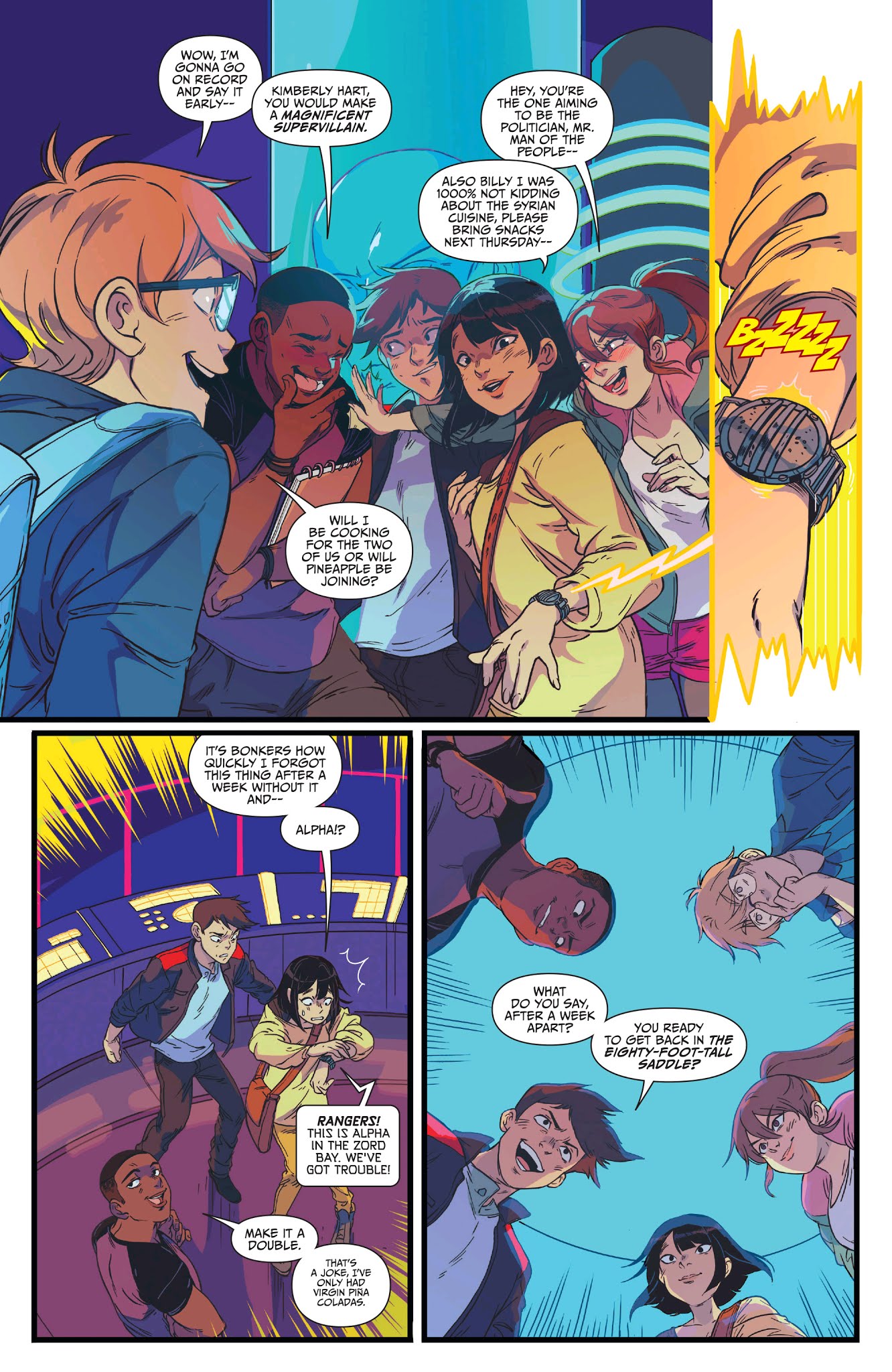 Read online Saban's Go Go Power Rangers: Back To School comic -  Issue # Full - 30