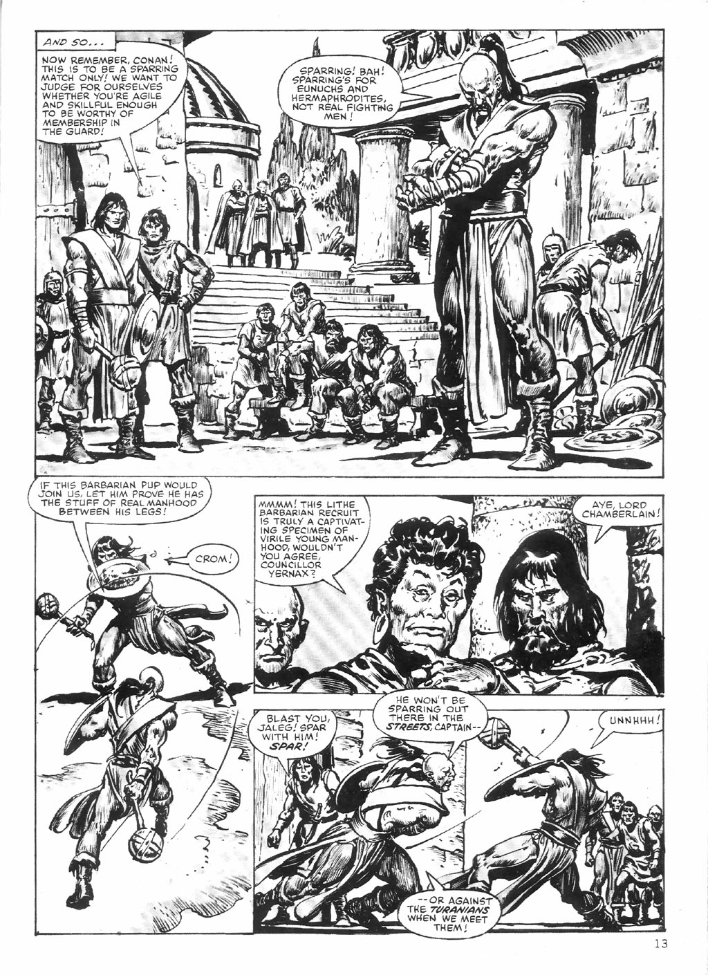 Read online The Savage Sword Of Conan comic -  Issue #81 - 13