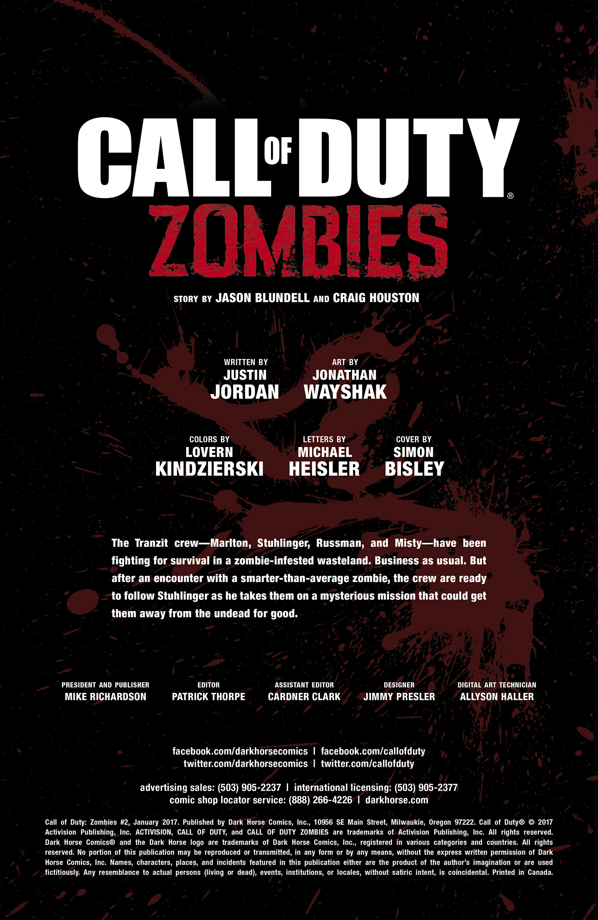 Read online Call of Duty: Zombies comic -  Issue #2 - 2