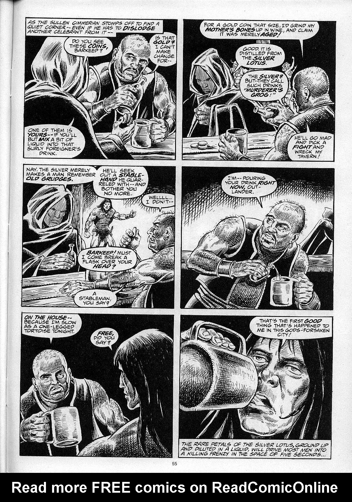Read online The Savage Sword Of Conan comic -  Issue #204 - 57