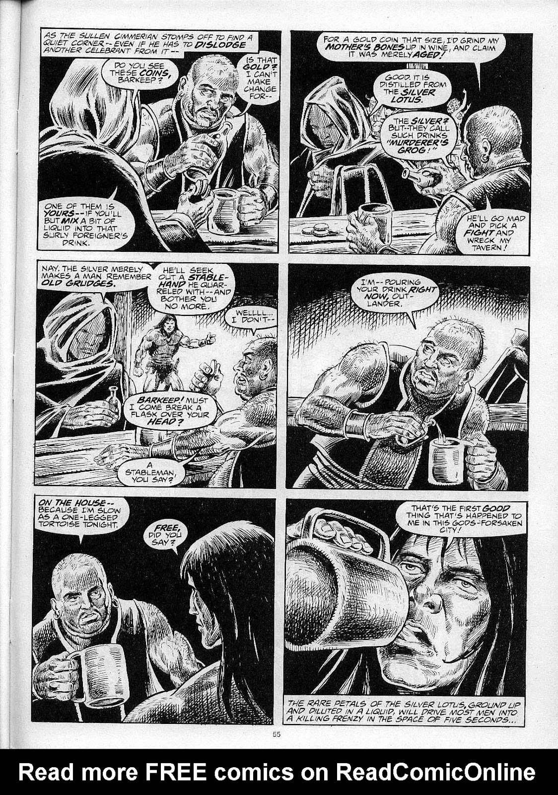 The Savage Sword Of Conan issue 204 - Page 57