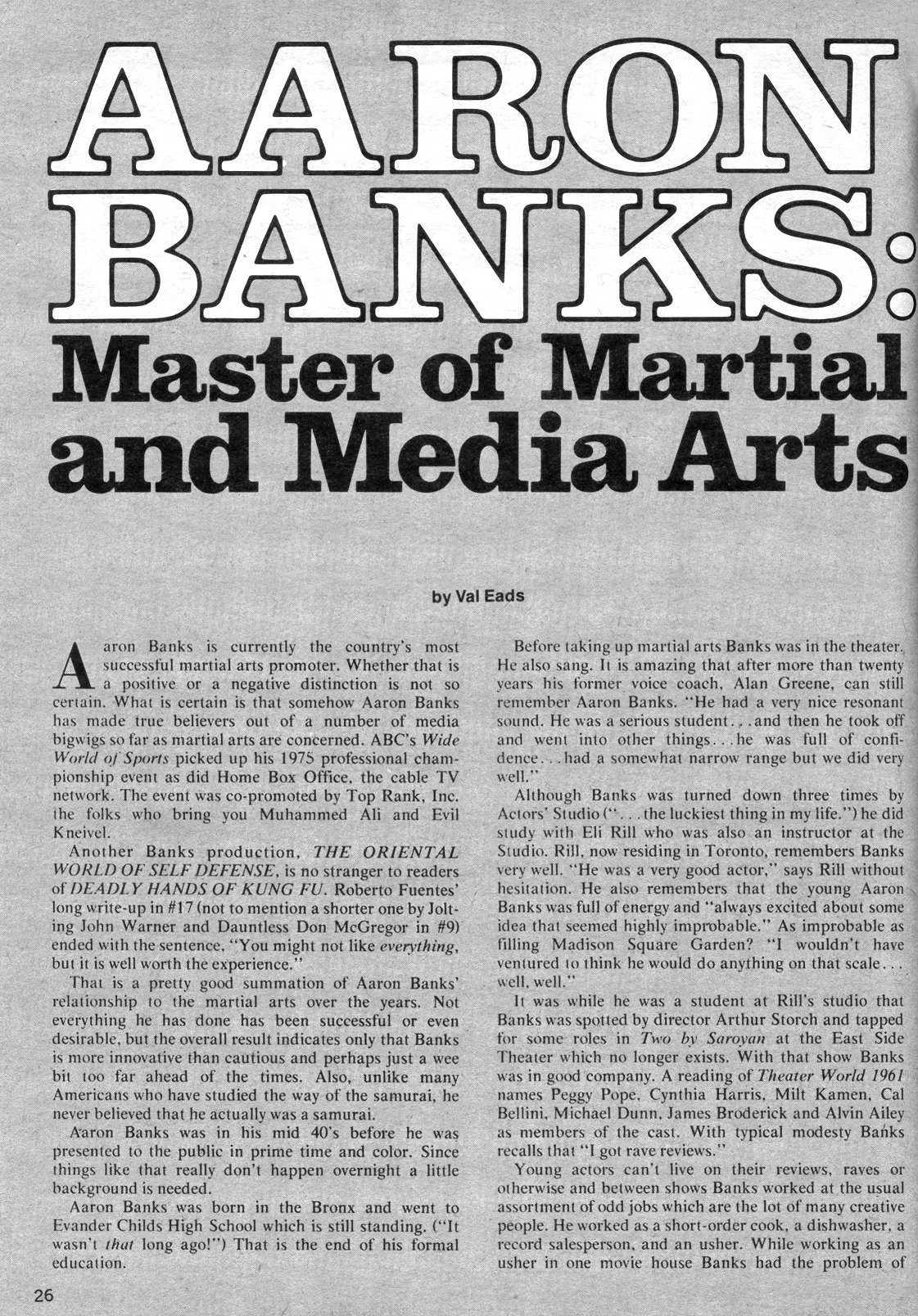 Read online The Deadly Hands of Kung Fu comic -  Issue #30 - 26