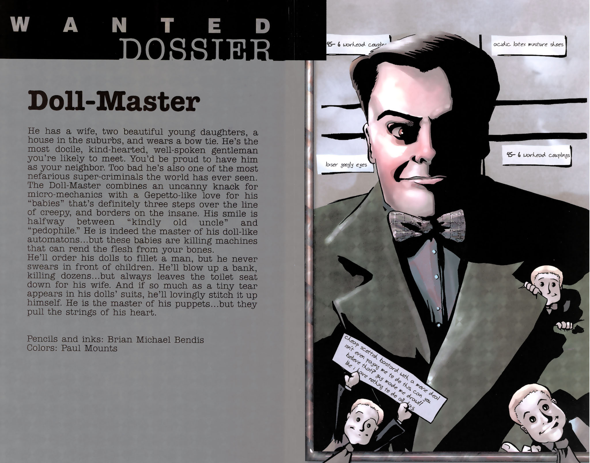Read online Wanted Dossier comic -  Issue # Full - 12