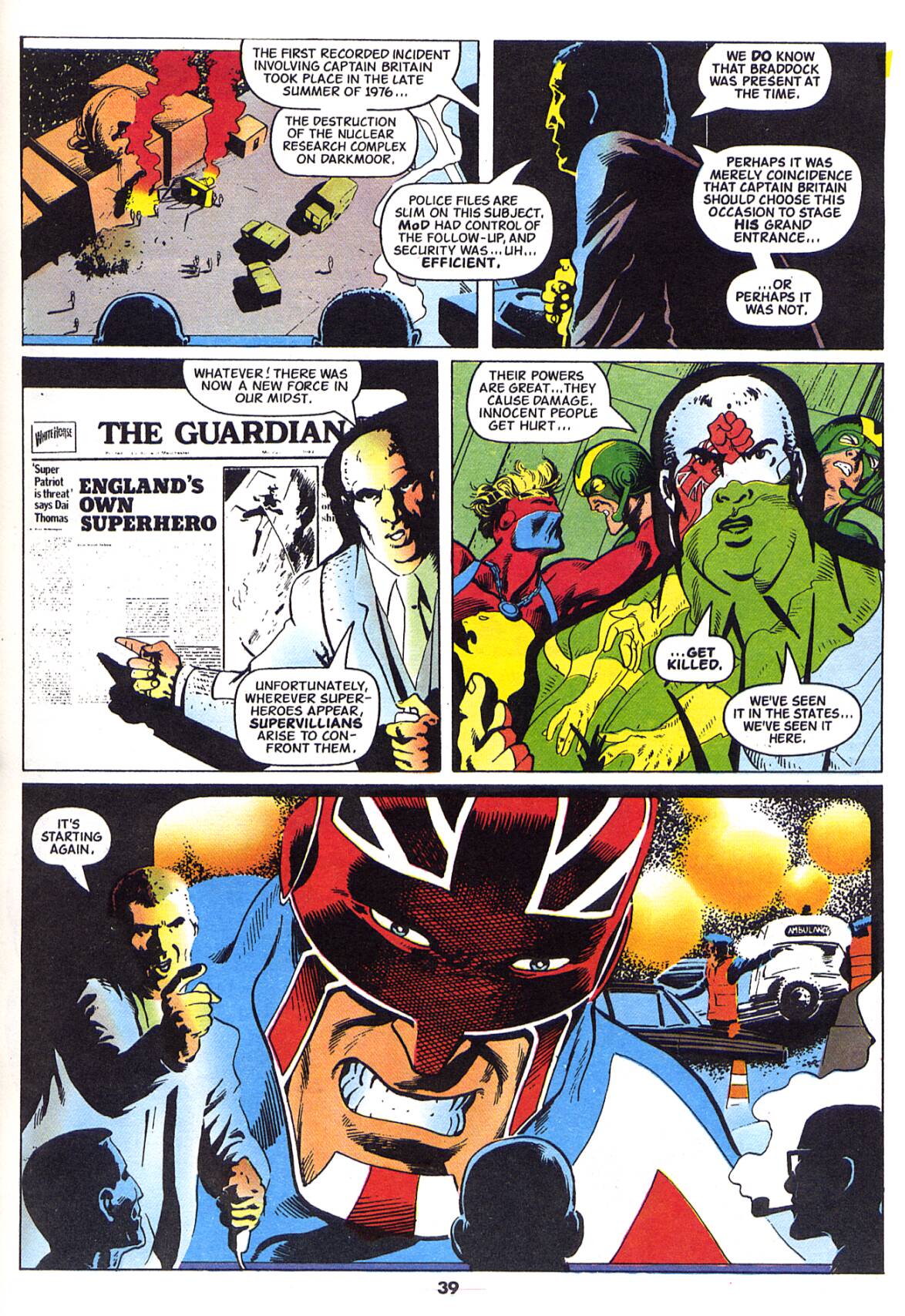 Read online Captain Britain (1988) comic -  Issue # TPB - 39