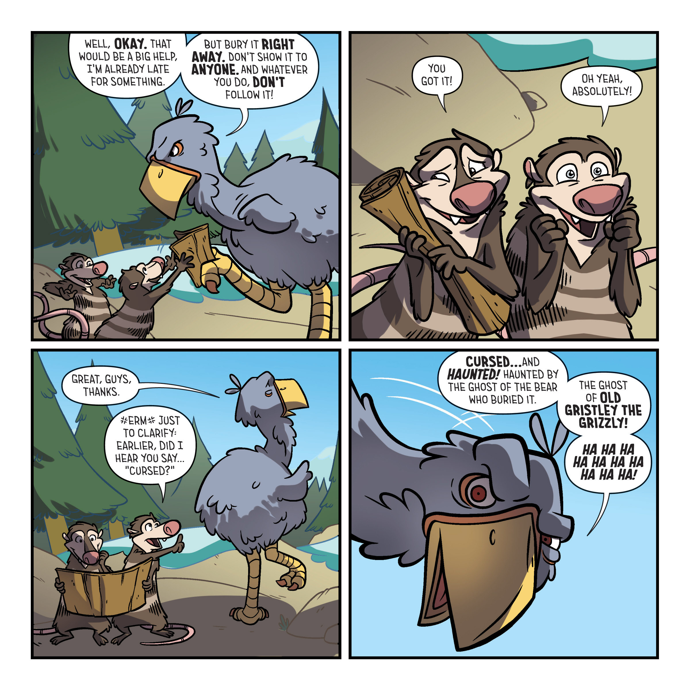 Read online Ice Age The Hidden Treasure comic Issue Full