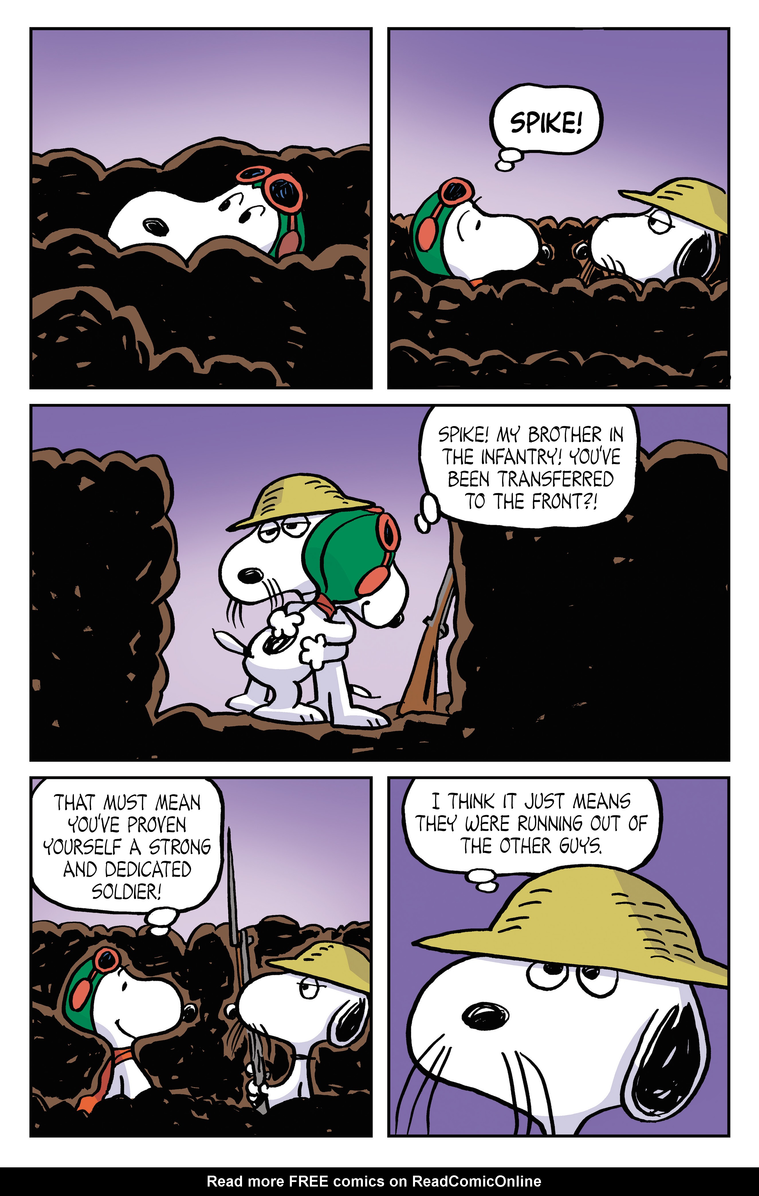 Read online Peanuts: Where Beagles Dare! comic -  Issue # Full - 46