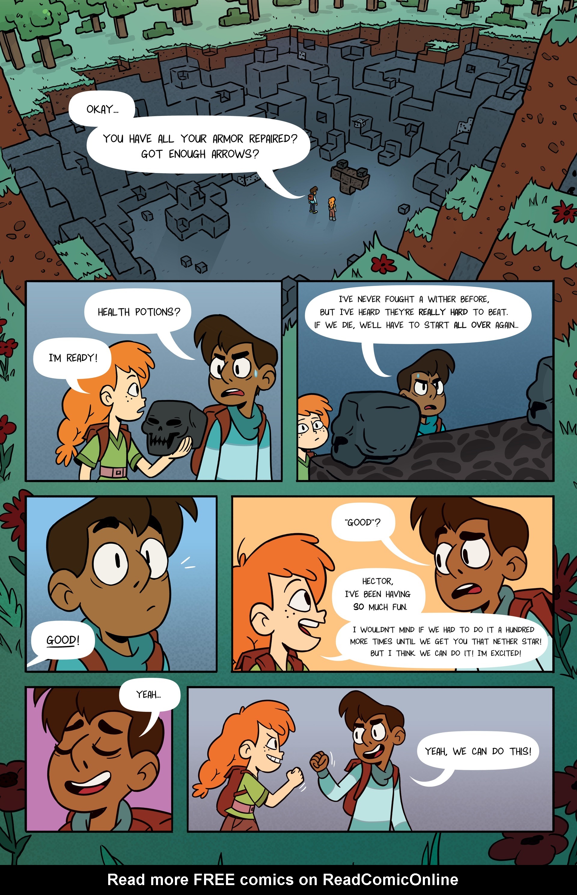 Read online Minecraft: Open World – Into the Nether comic -  Issue # TPB - 65