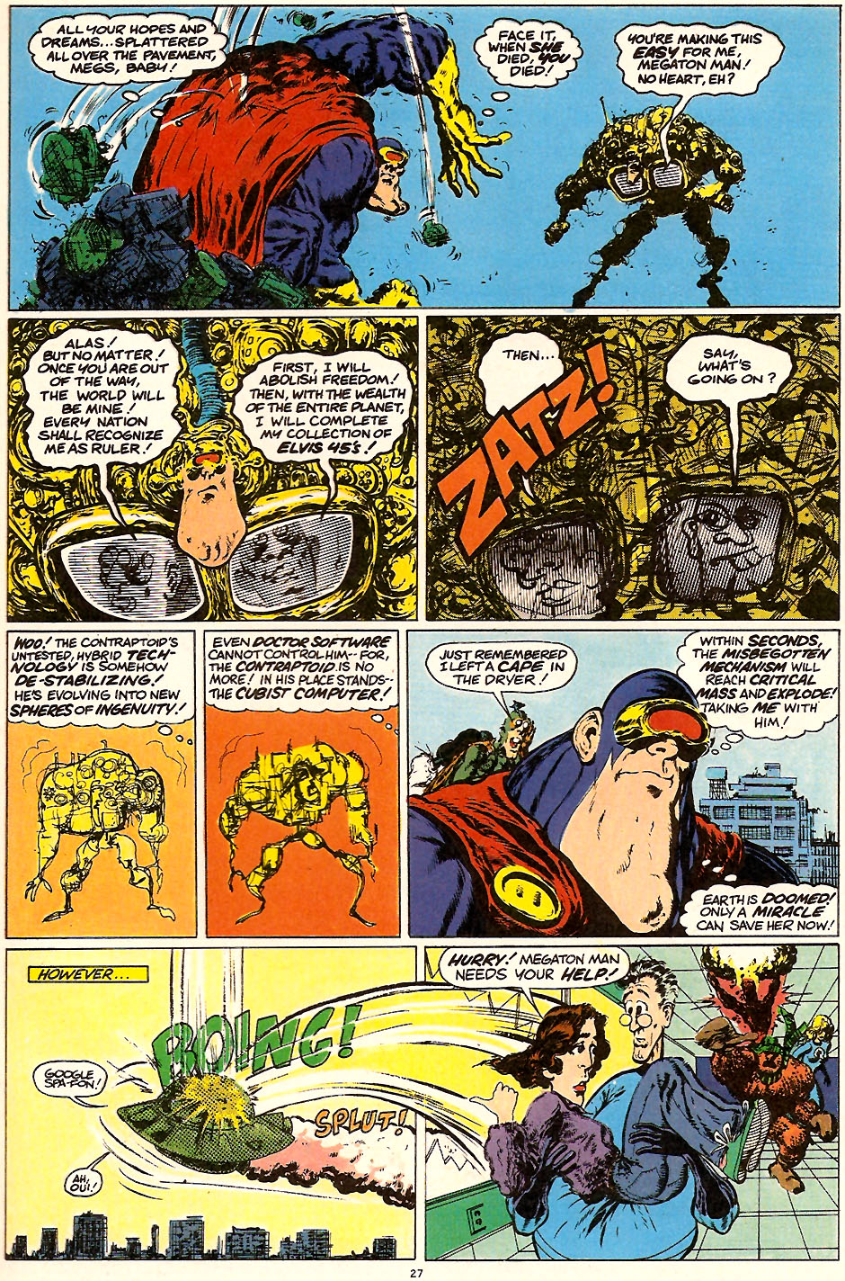 Read online Megaton Man comic -  Issue #1 - 29
