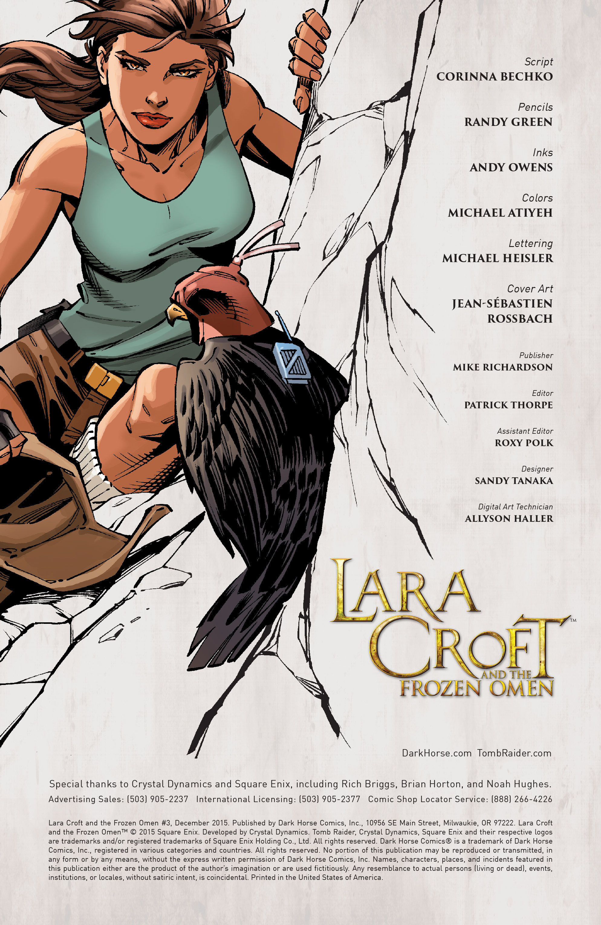 Read online Lara Croft and the Frozen Omen comic -  Issue #3 - 2
