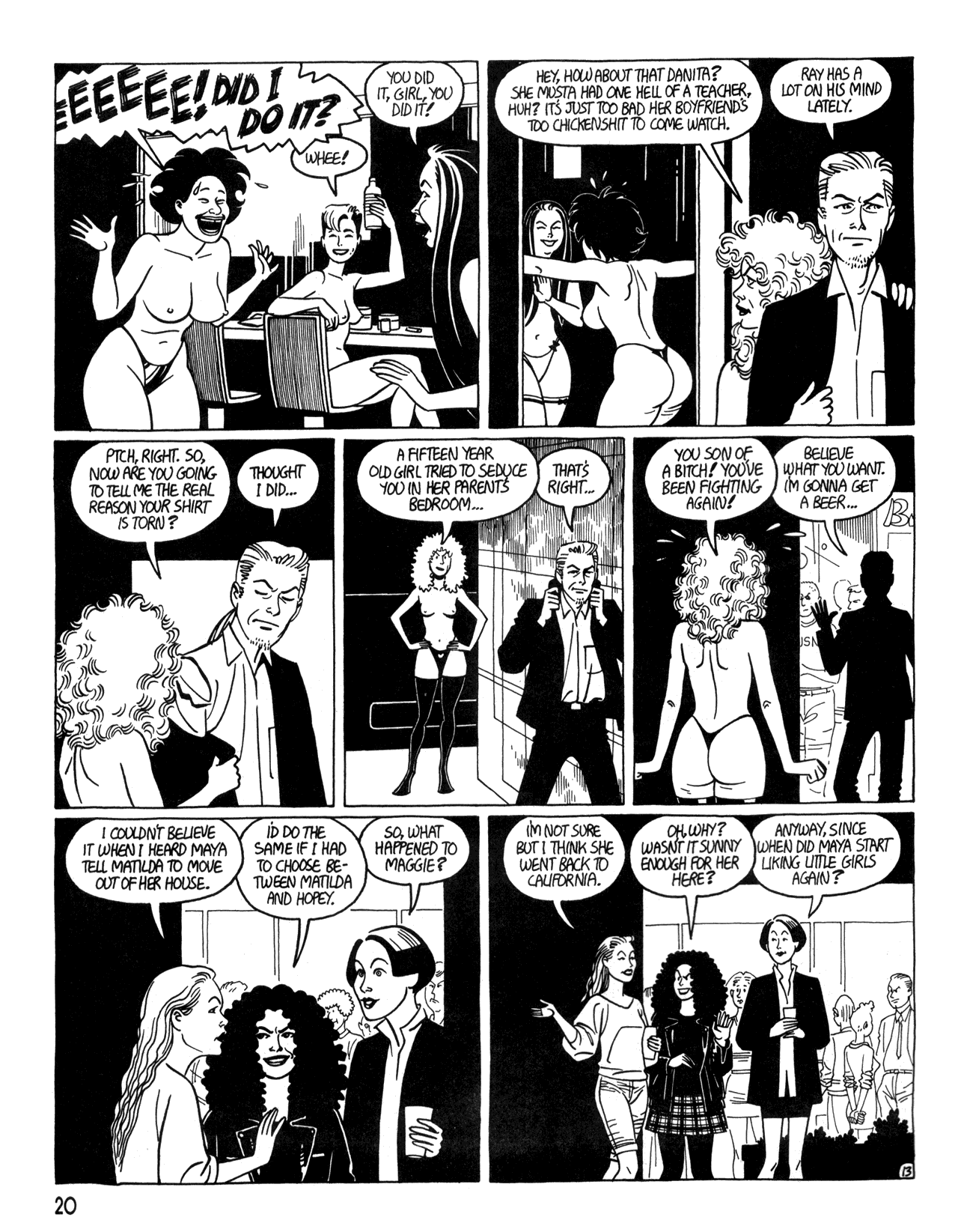 Read online Love and Rockets (1982) comic -  Issue #34 - 22