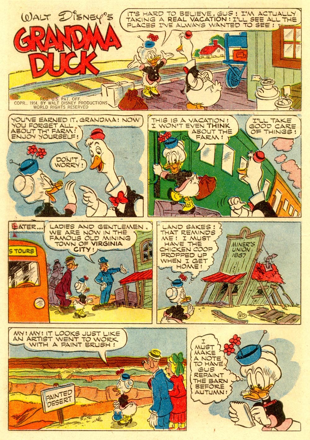 Read online Walt Disney's Comics and Stories comic -  Issue #166 - 38