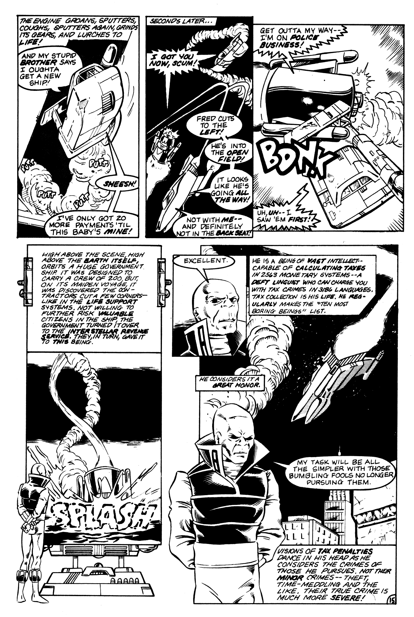 Read online Aristocratic Xtraterrestrial Time-Traveling Thieves comic -  Issue #1 - 17