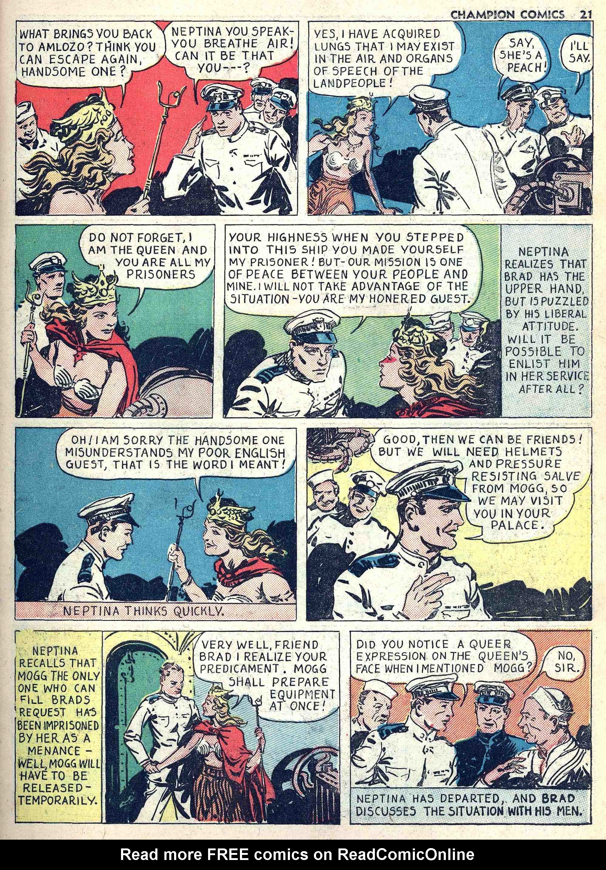 Read online Champion Comics comic -  Issue #9 - 23