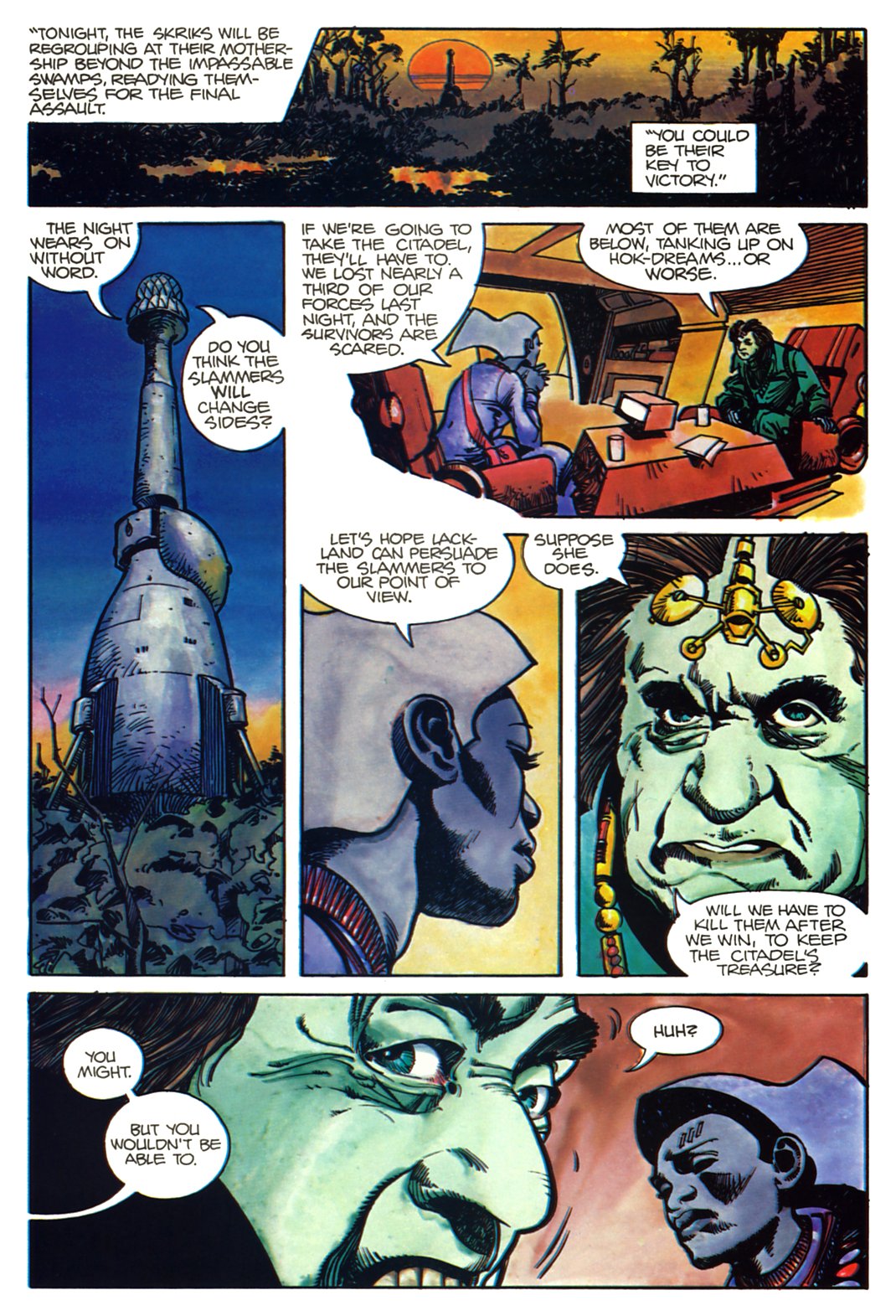 Read online Marvel Graphic Novel comic -  Issue #6 - The Star Slammers - 12