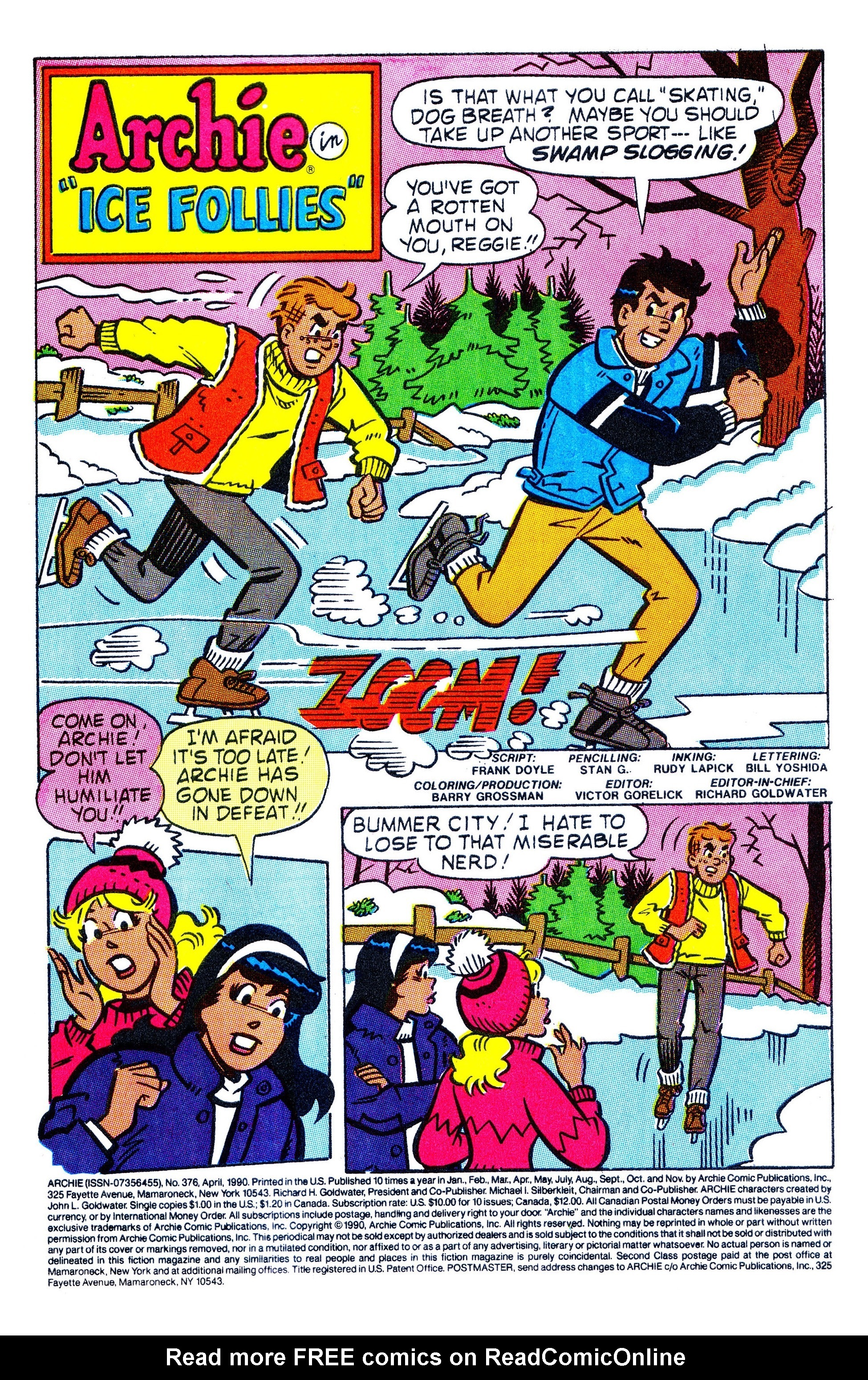 Read online Archie (1960) comic -  Issue #376 - 2