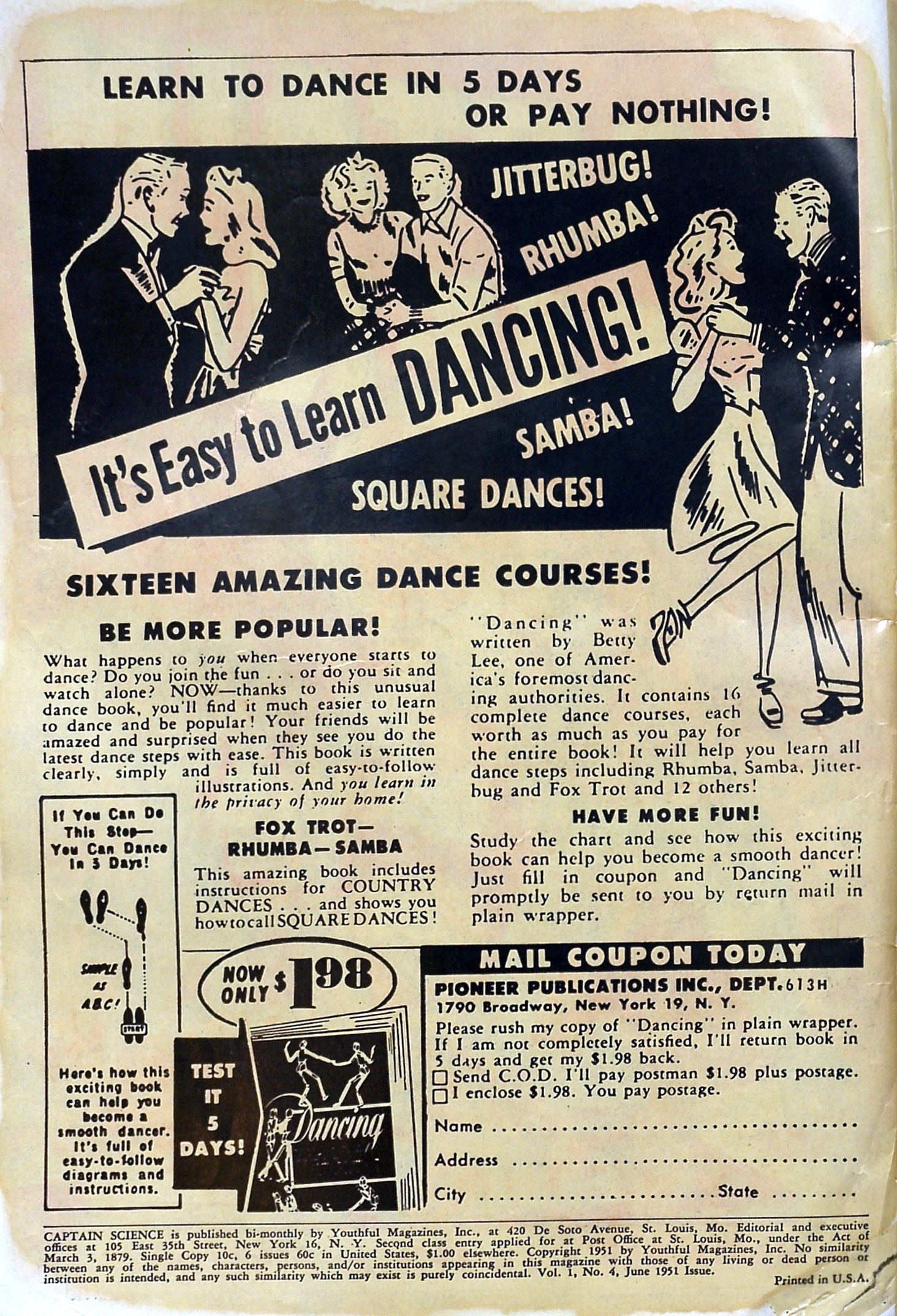 Read online Captain Science comic -  Issue #4 - 2