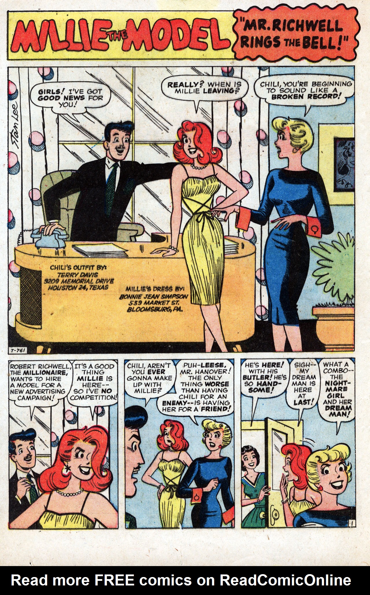 Read online Millie the Model comic -  Issue #97 - 16