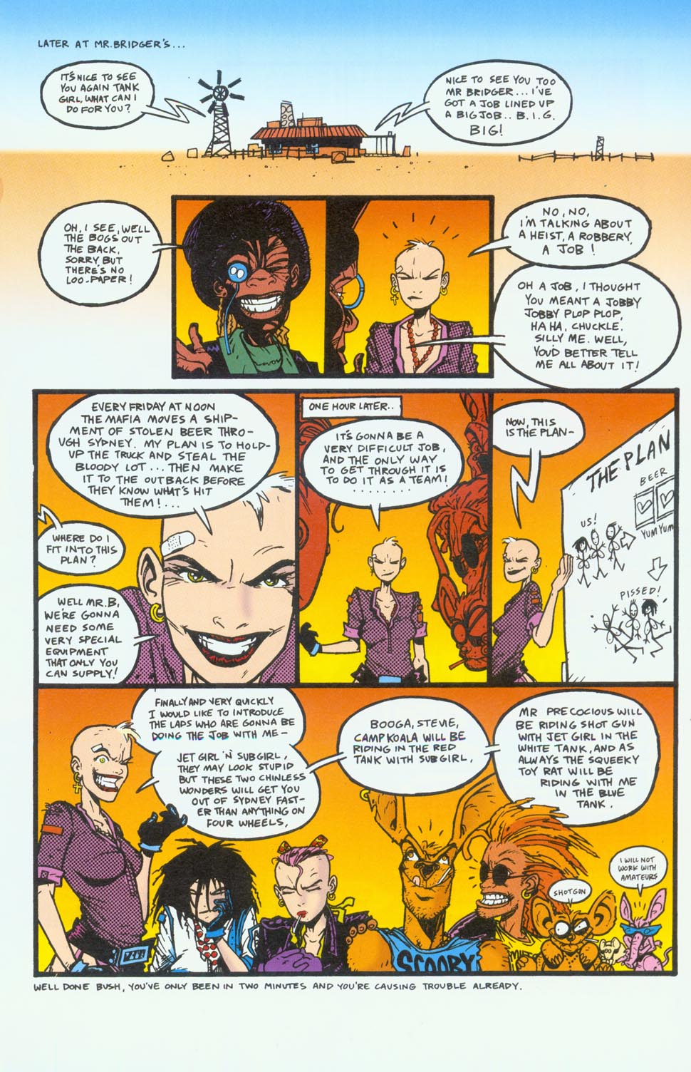 Read online Hewlett and Martin's Tank Girl comic -  Issue # TPB - 60