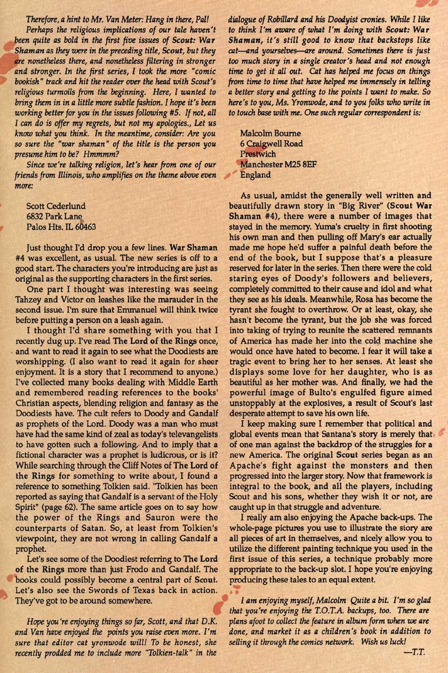 Read online Scout: War Shaman comic -  Issue #8 - 29