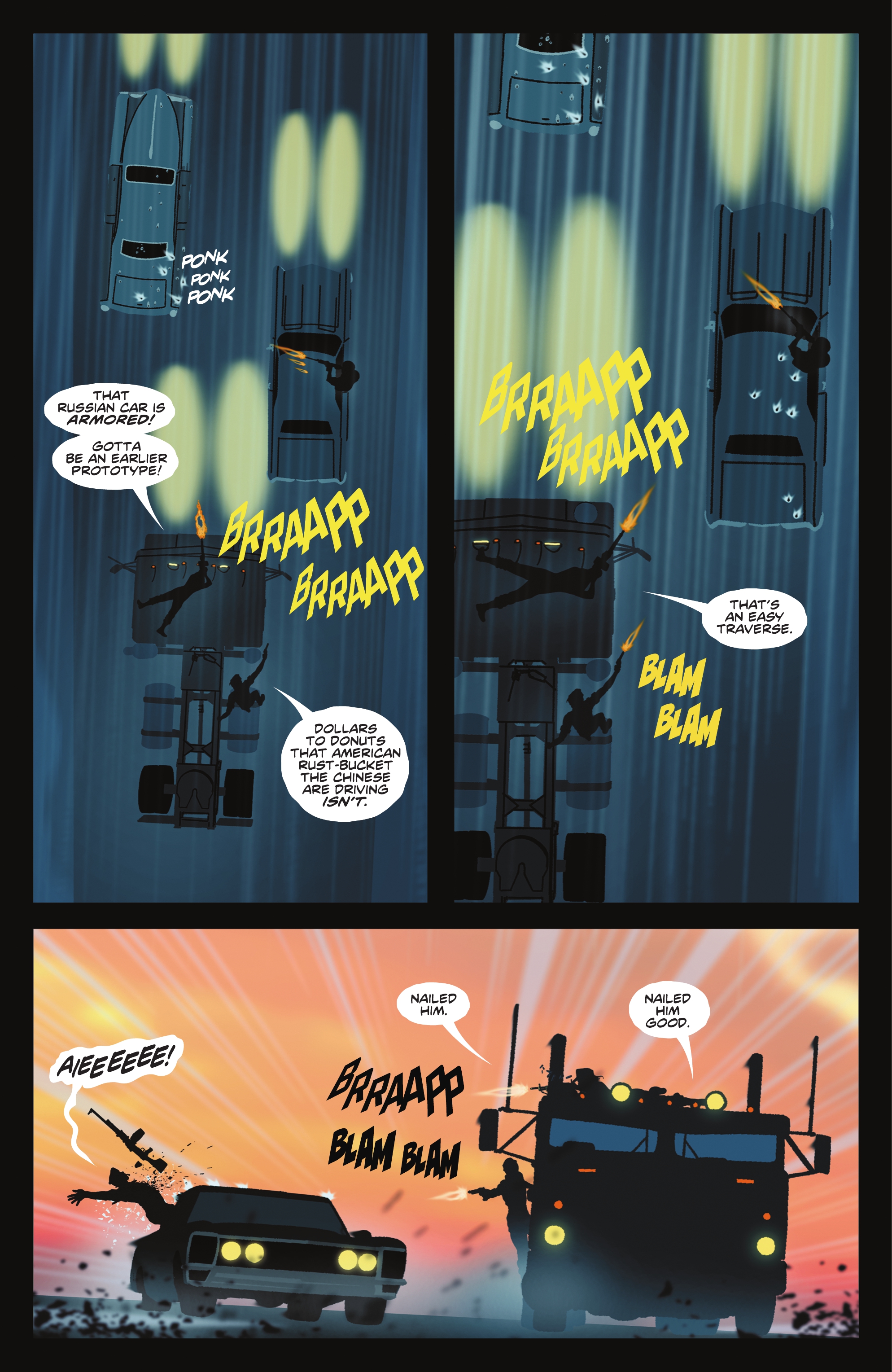 Read online Spy Hunter & Paper Boy comic -  Issue #6 - 17