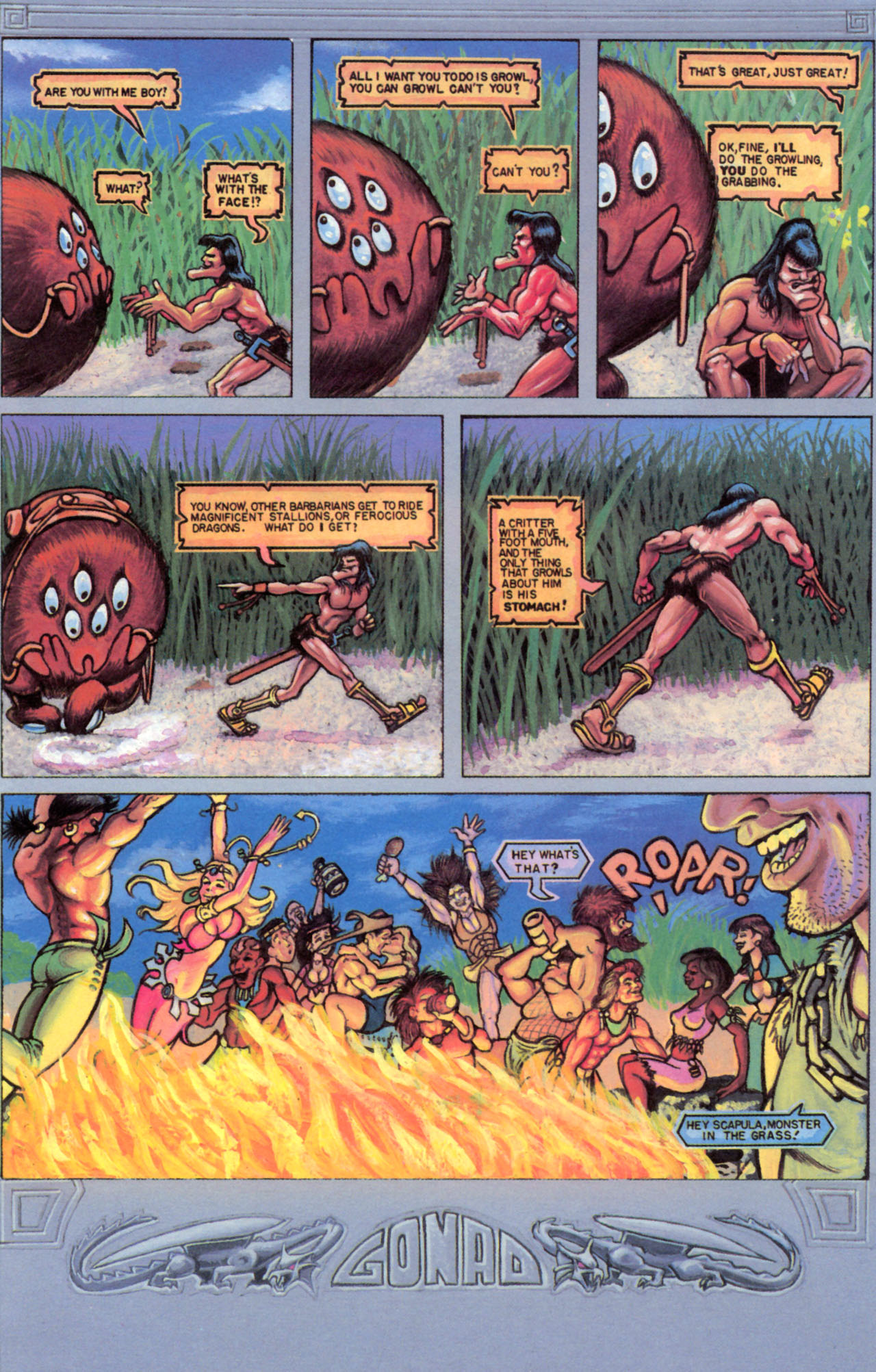 Read online Gonad the Barbarian comic -  Issue # Full - 22