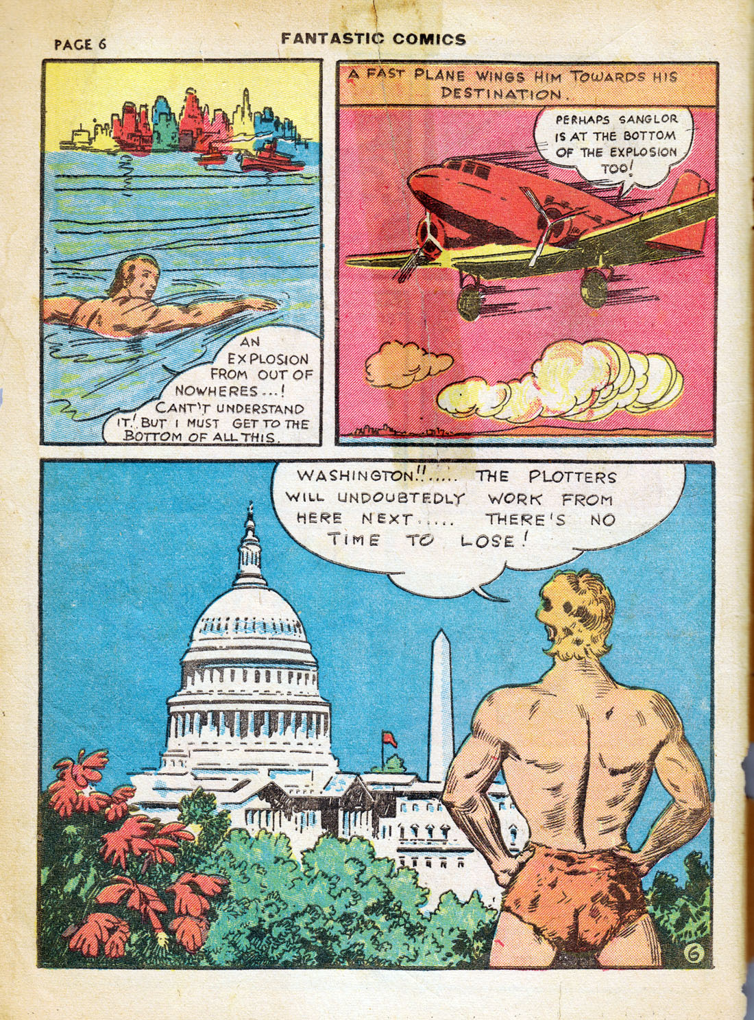 Read online Fantastic Comics comic -  Issue #7 - 8