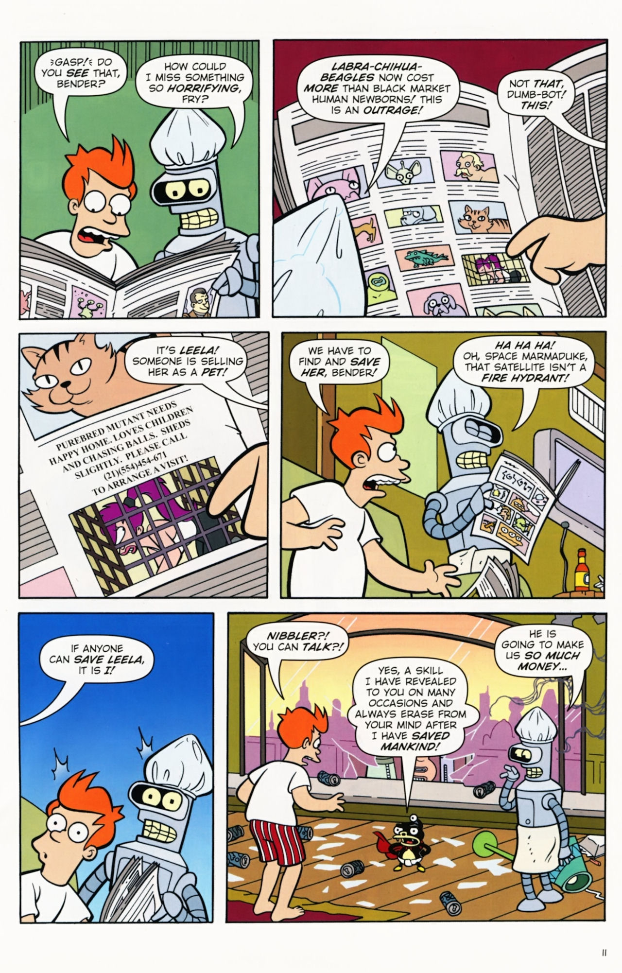 Read online Futurama Comics comic -  Issue #54 - 10