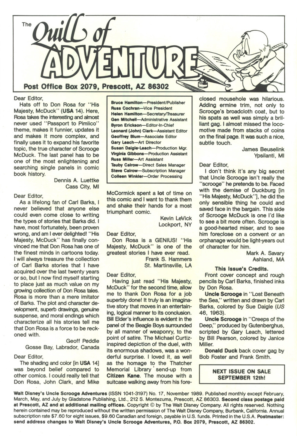Read online Walt Disney's Uncle Scrooge Adventures comic -  Issue #17 - 2