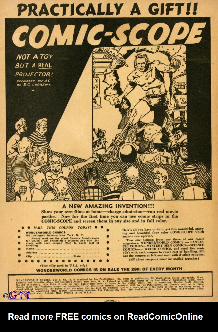 Read online Wonderworld Comics comic -  Issue #12 - 3