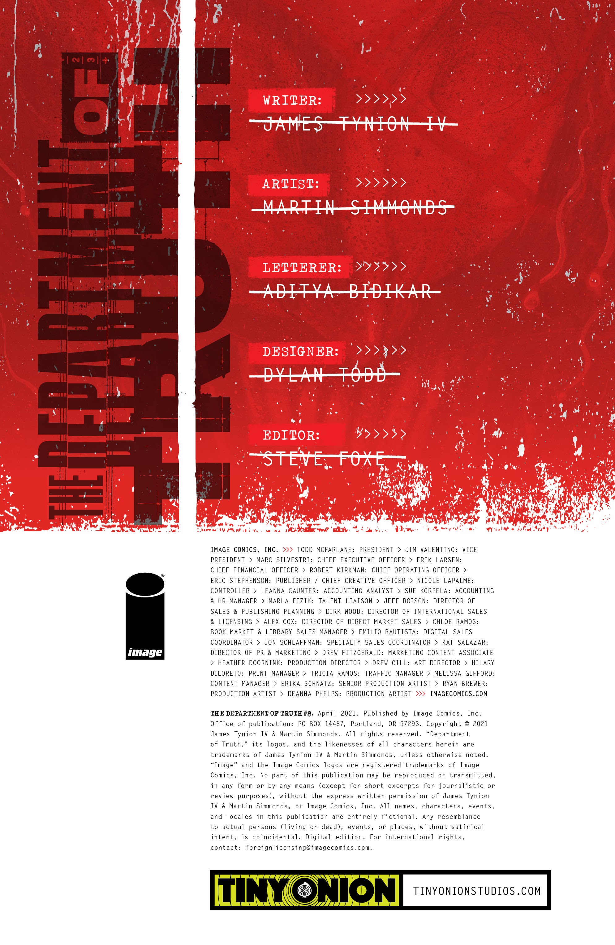 Read online The Department of Truth comic -  Issue #8 - 2