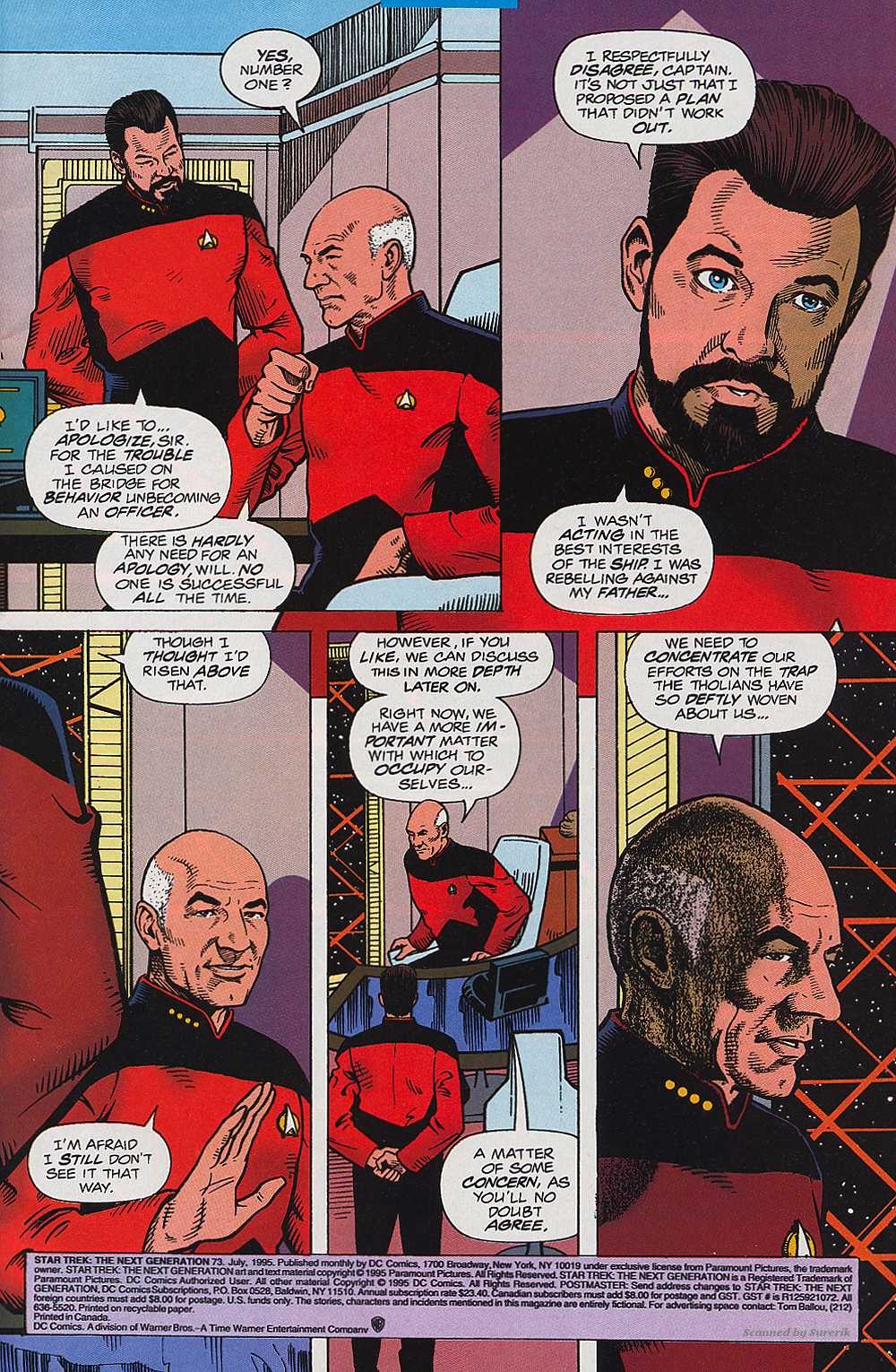 Read online Star Trek: The Next Generation (1989) comic -  Issue #73 - 2