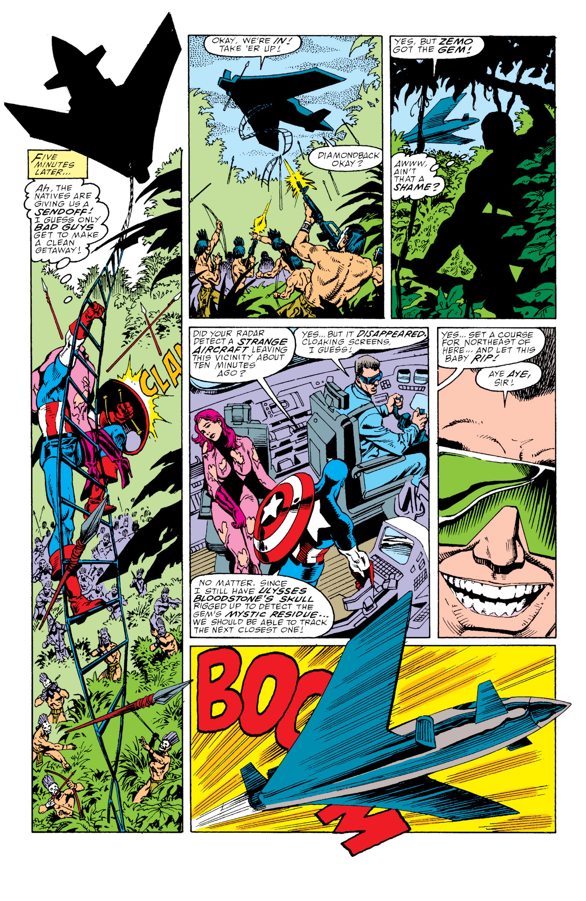 Read online Captain America Epic Collection comic -  Issue # TPB The Bloodstone Hunt (Part 2) - 99