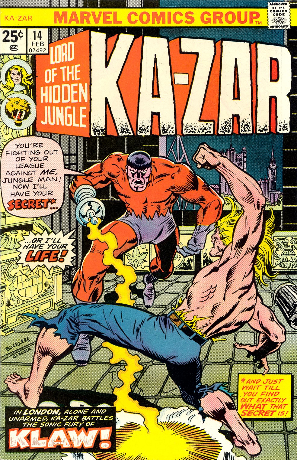 Read online Ka-Zar comic -  Issue #14 - 1