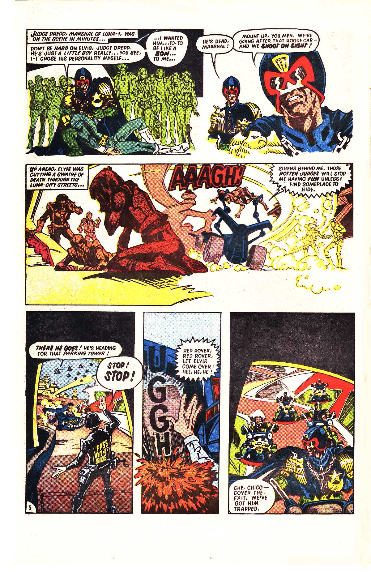 Read online Judge Dredd: The Early Cases comic -  Issue #6 - 13