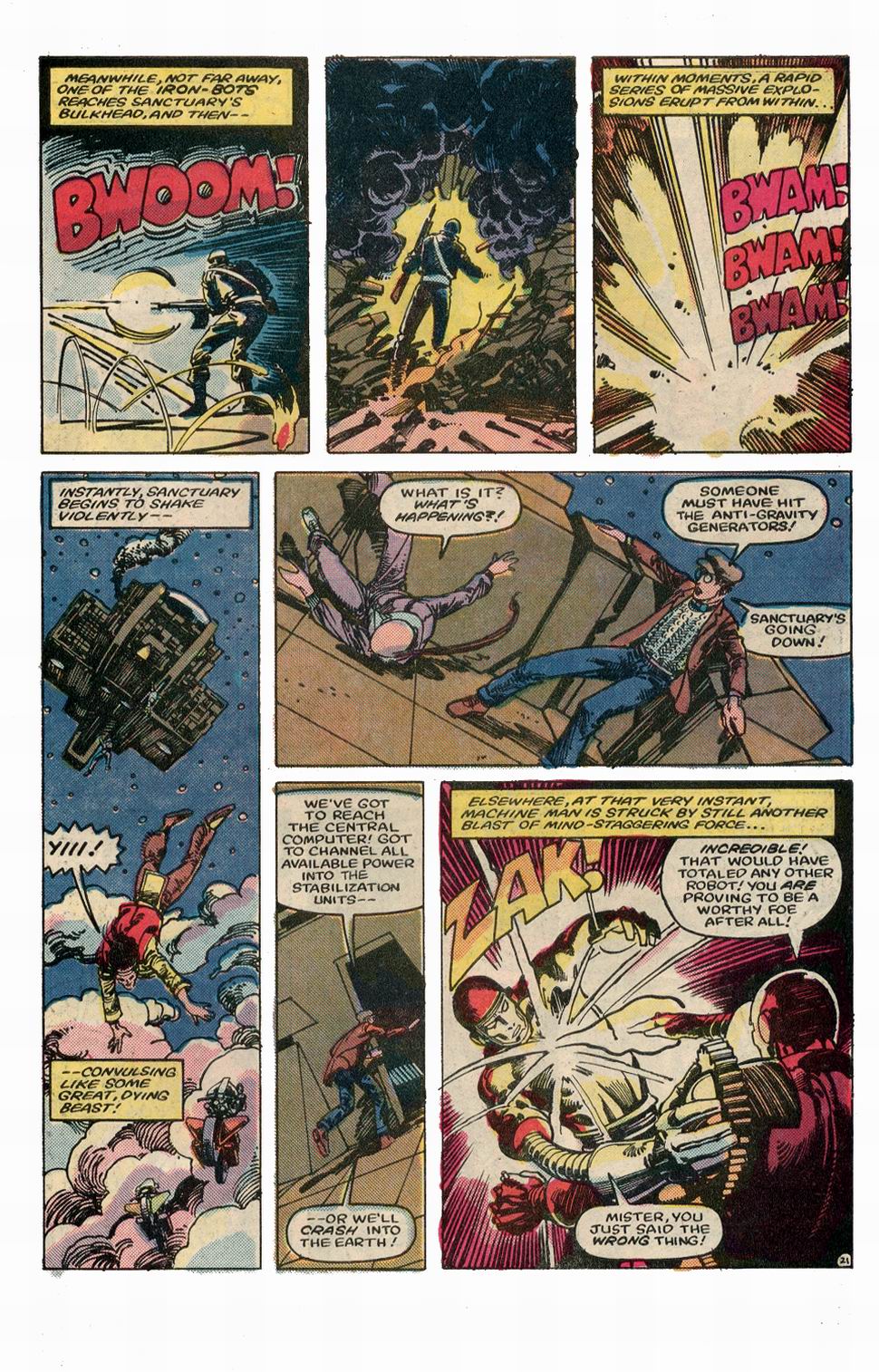 Read online Machine Man (1984) comic -  Issue #3 - 22