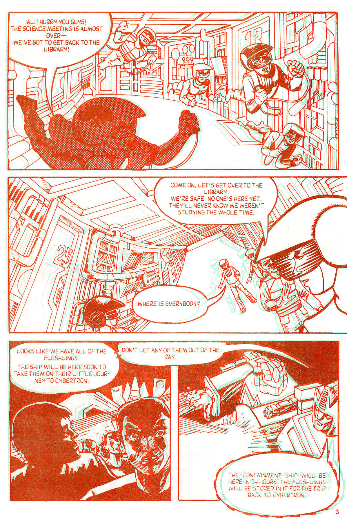 Read online The Transformers in 3-D comic -  Issue #2 - 5