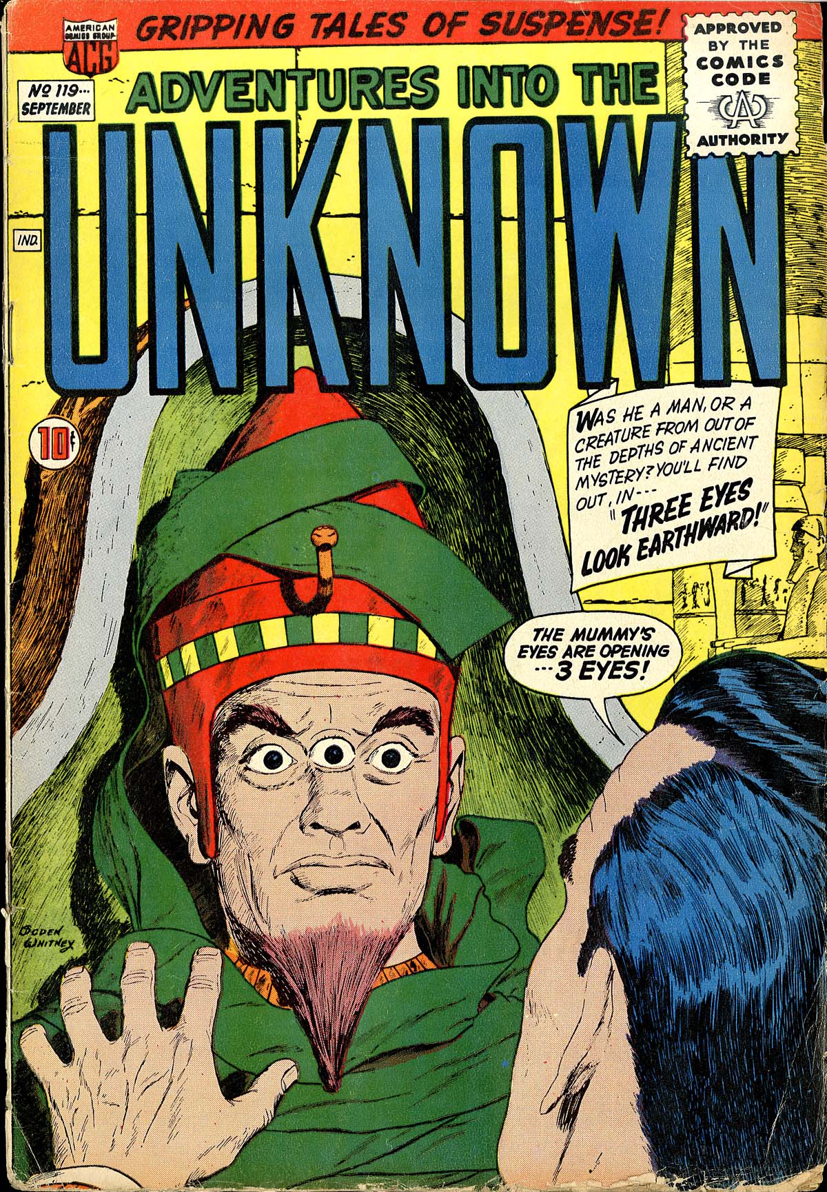 Read online Adventures Into The Unknown comic -  Issue #119 - 1