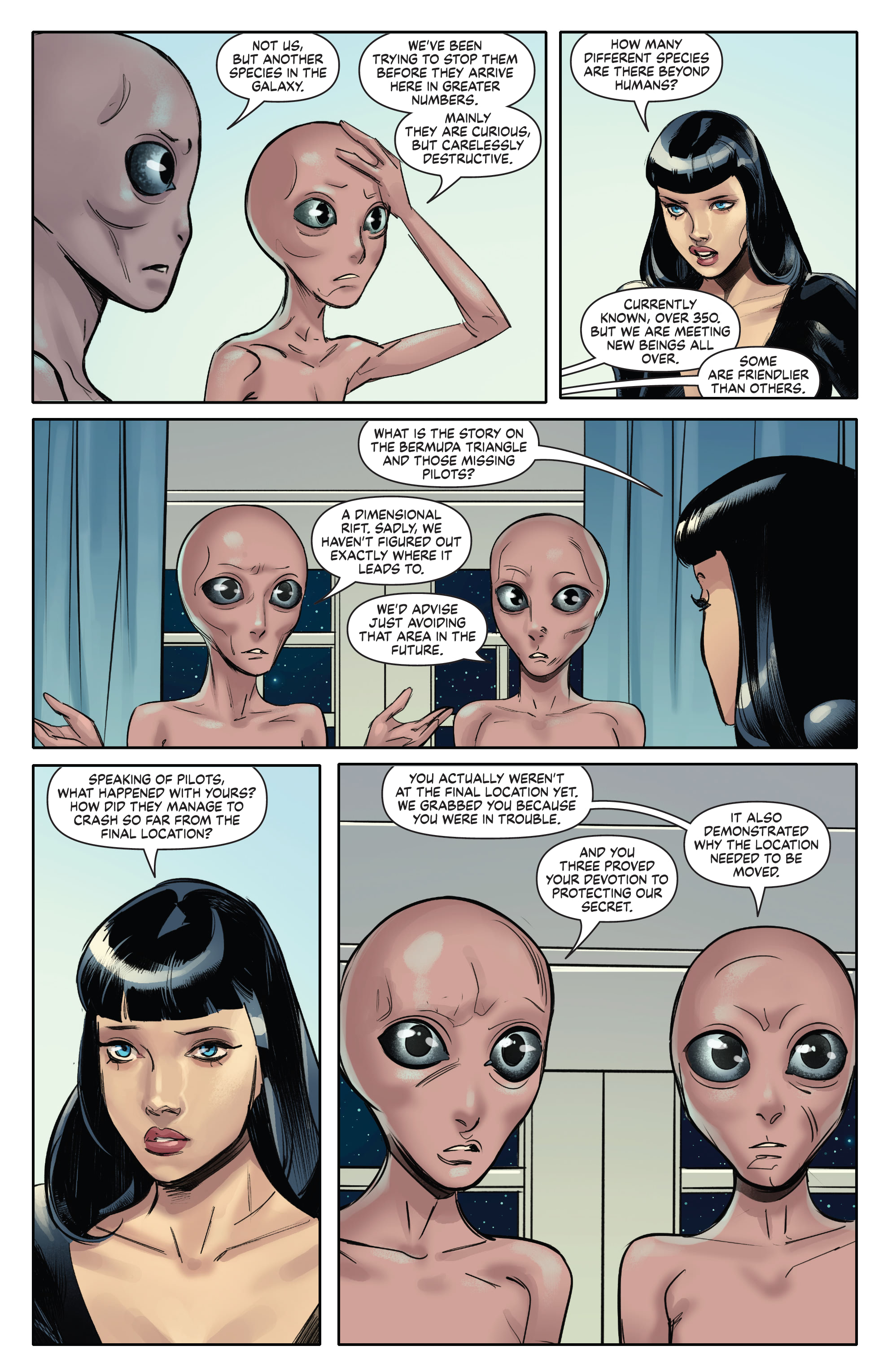 Read online Bettie Page: The Alien Agenda comic -  Issue #5 - 24