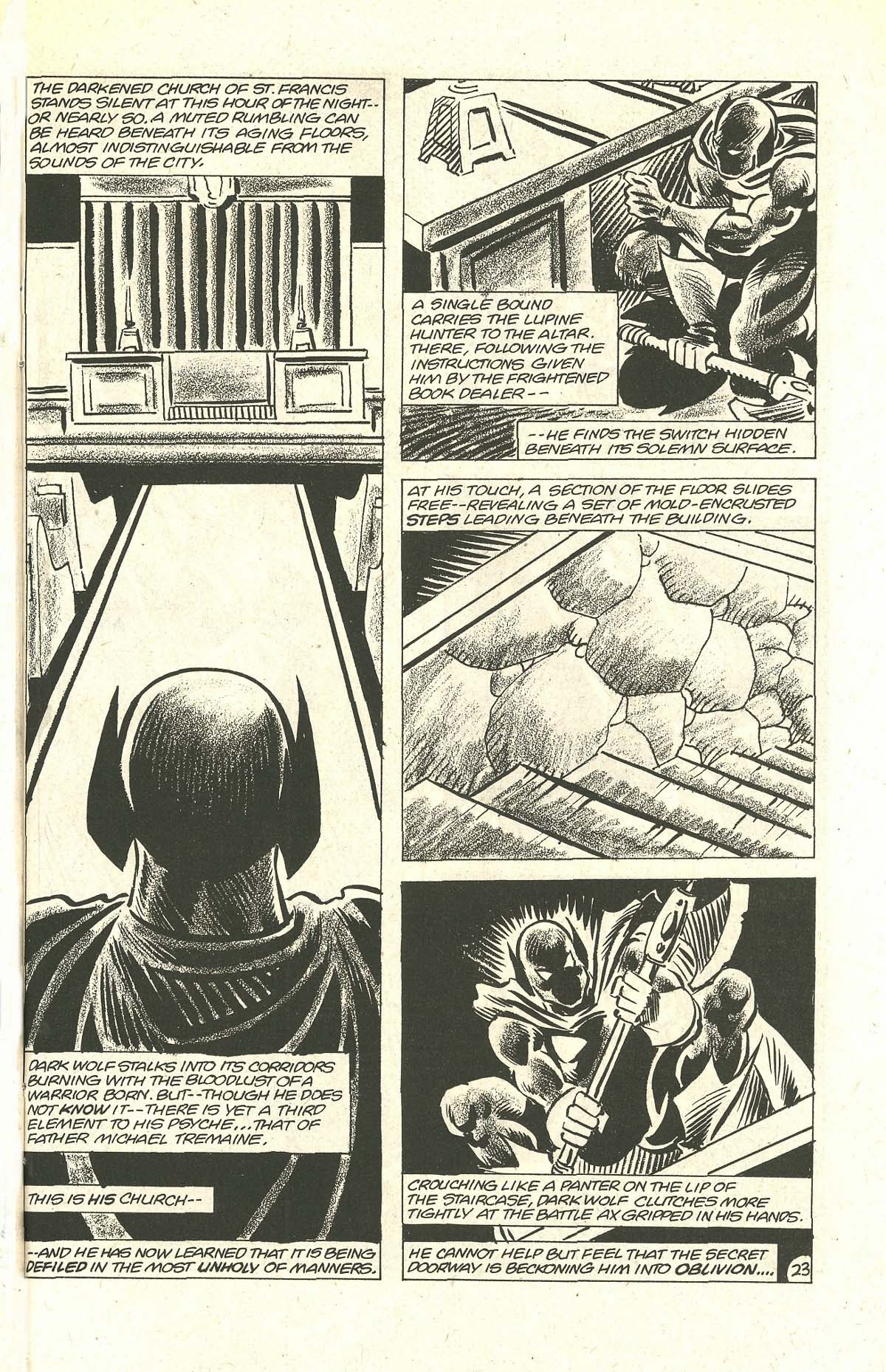 Read online Dark Wolf comic -  Issue #3 - 25