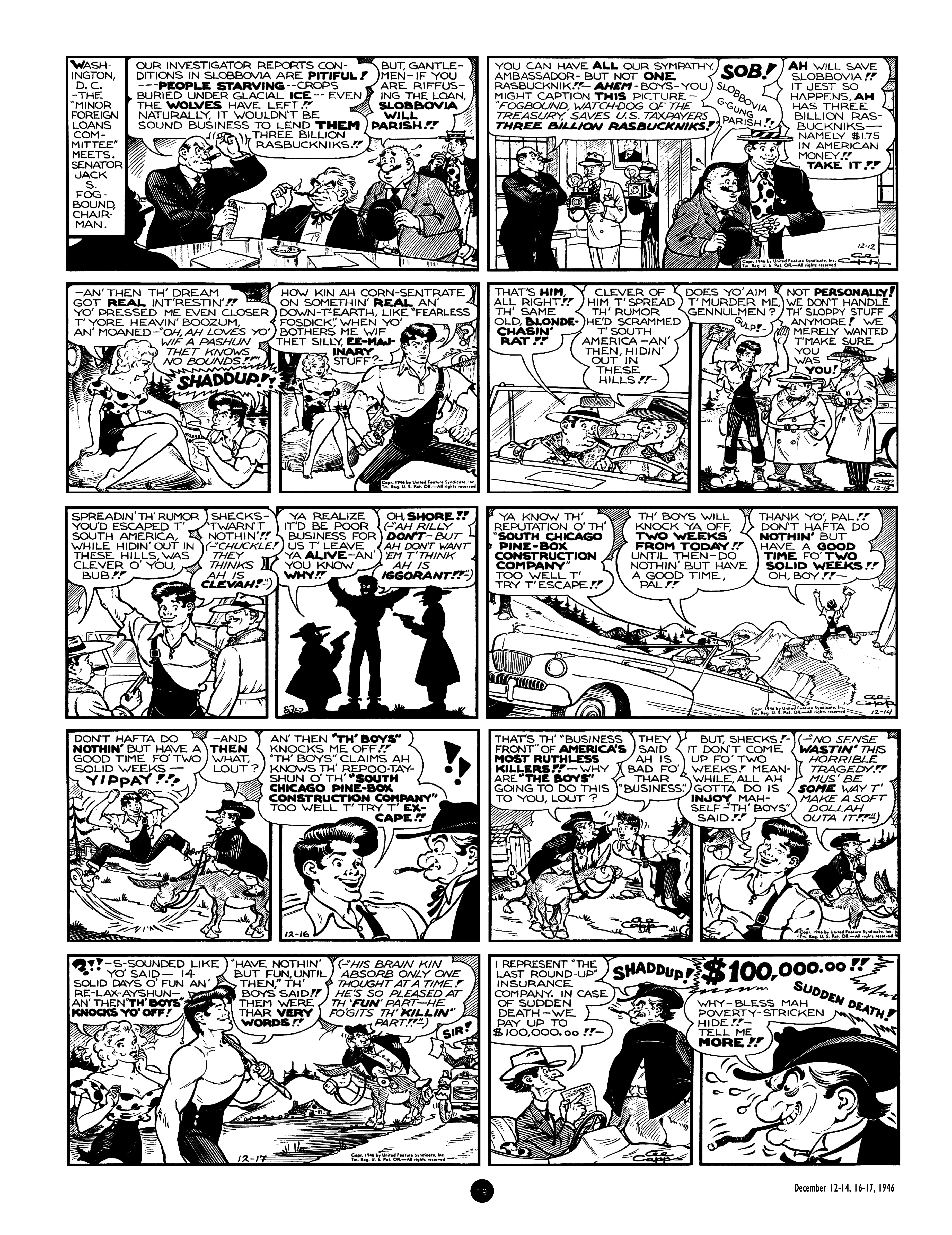 Read online Al Capp's Li'l Abner Complete Daily & Color Sunday Comics comic -  Issue # TPB 7 (Part 1) - 19