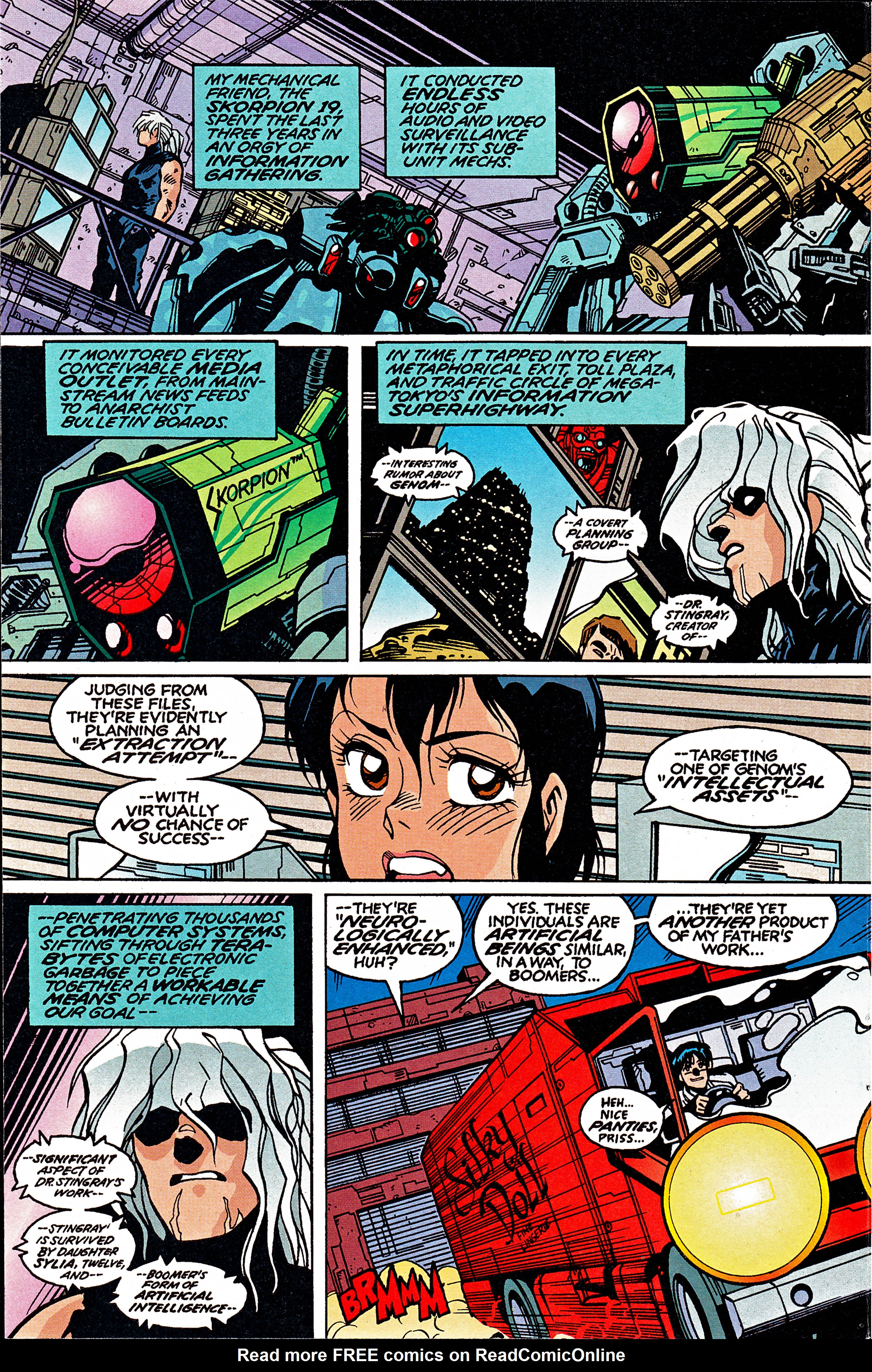 Read online Bubblegum Crisis: Grand Mal comic -  Issue #4 - 9